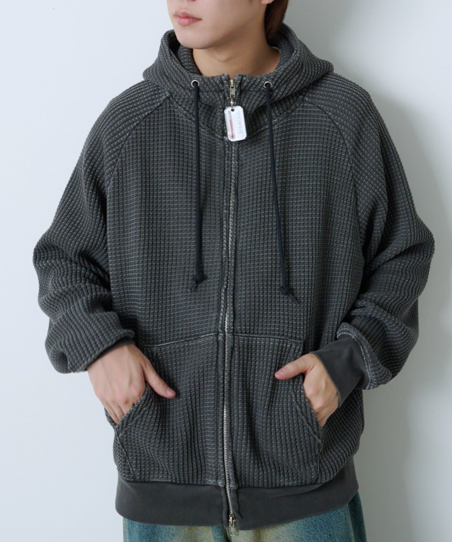 OUTLET(アウトレット) 【Kastane】【WHIMSIC】ワッフルジップフーディー