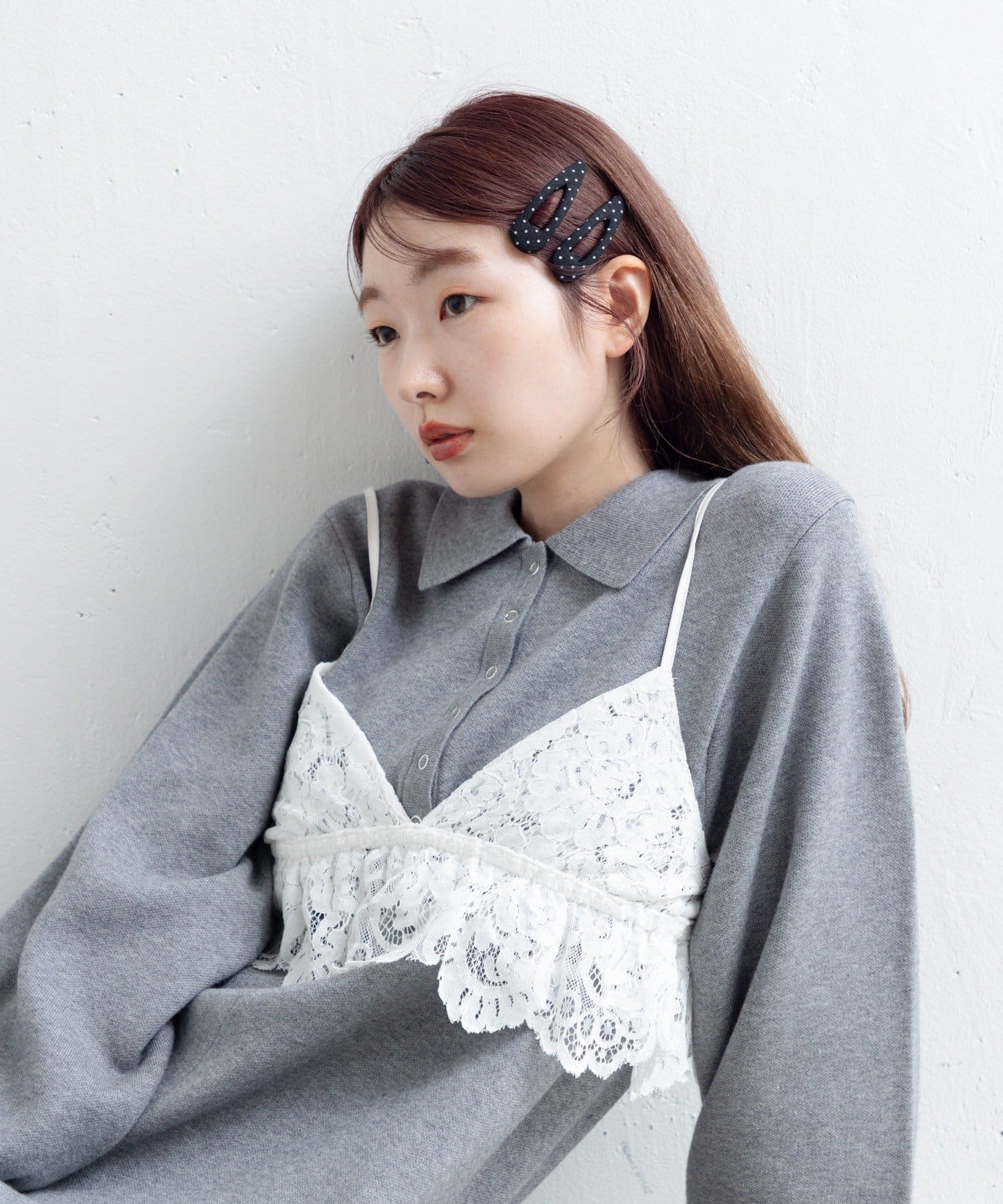 OUTLET(アウトレット) 【Kastane】ニットオールインワン