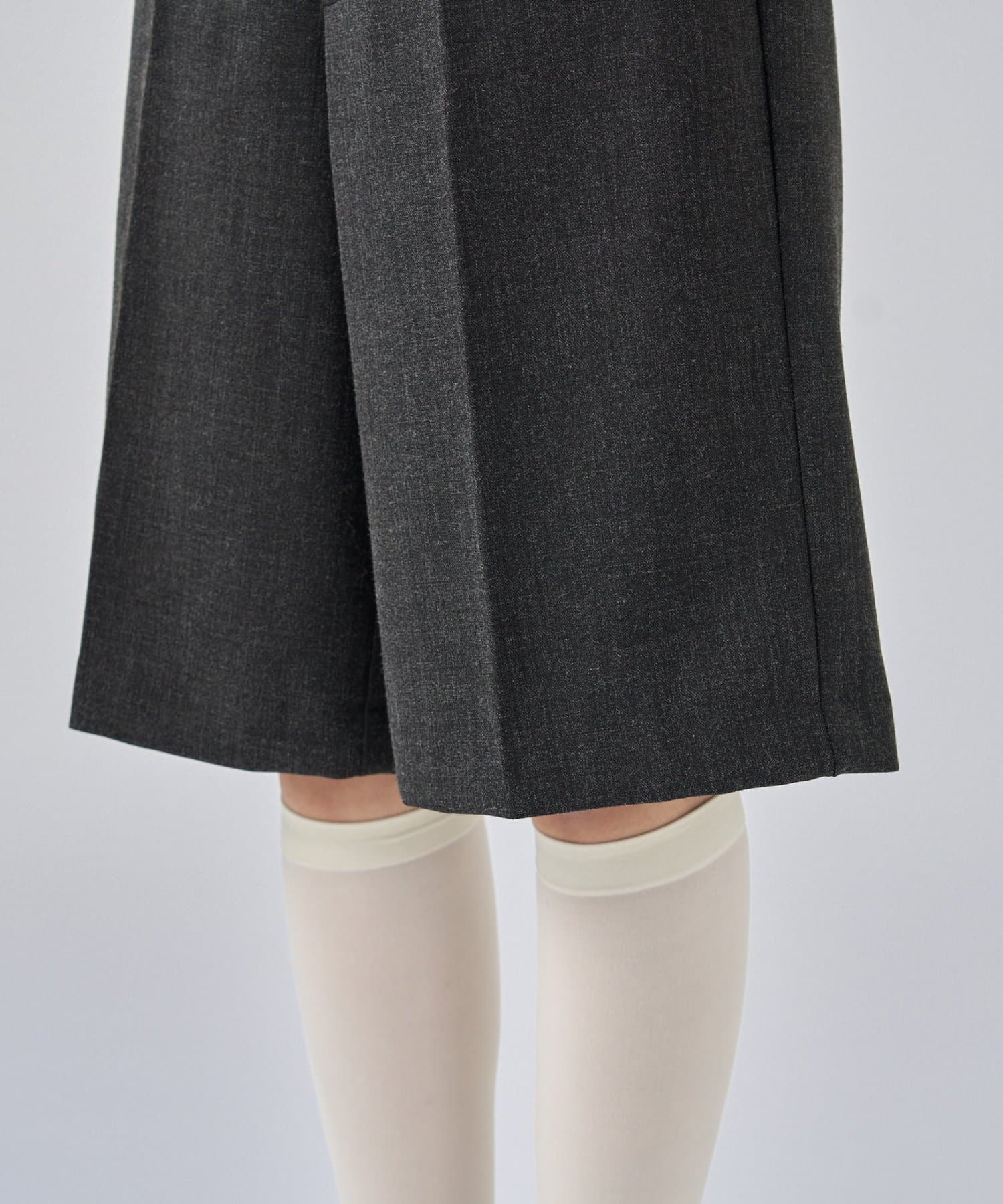 OUTLET(アウトレット) 【mystic】ウールライクハーフパンツ