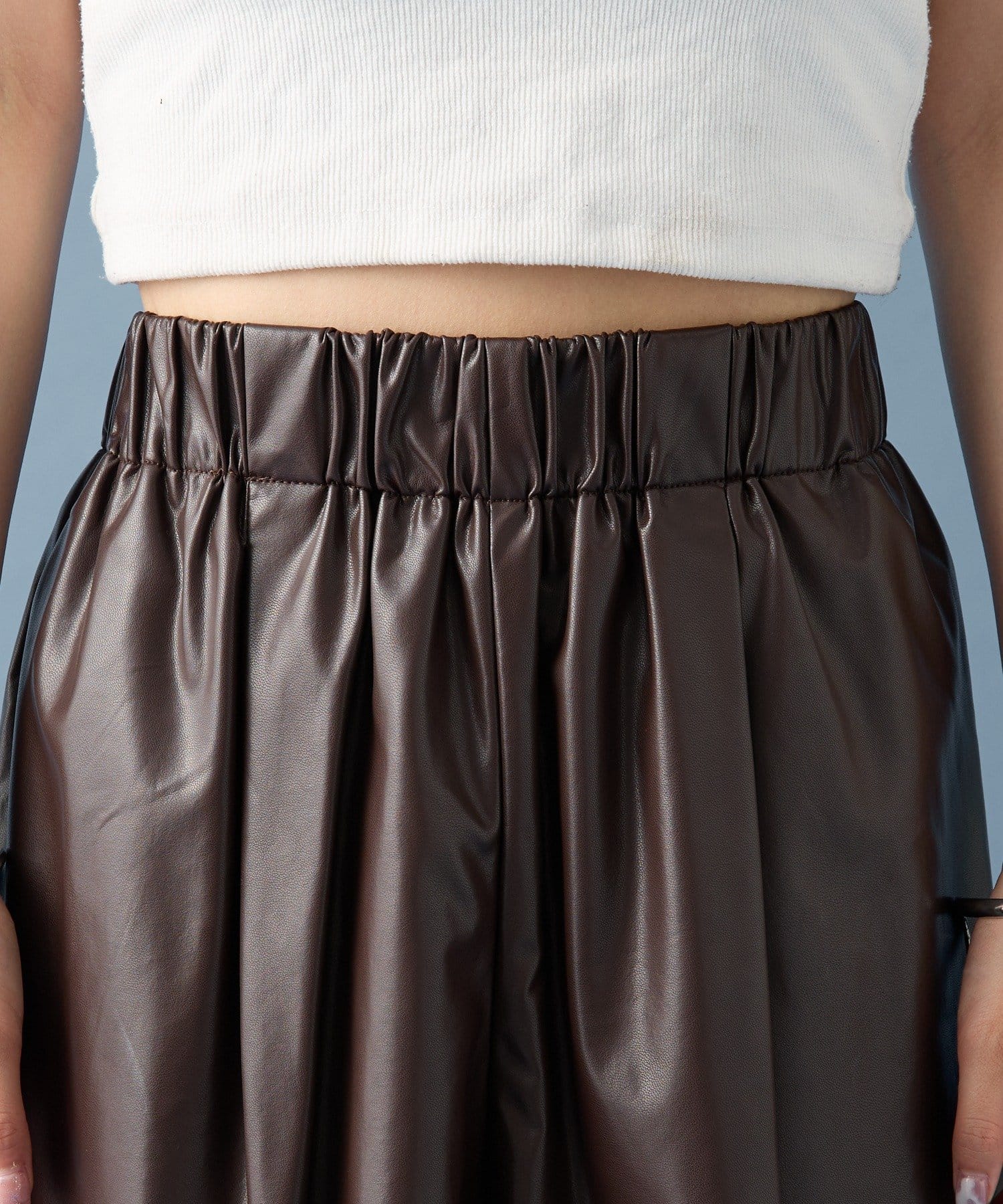 OUTLET(アウトレット) 【mystic】レースレイヤードパンツ