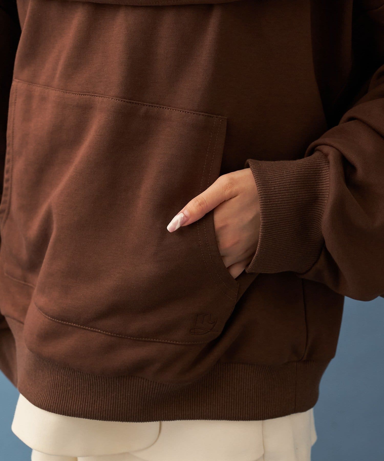 OUTLET(アウトレット) 【mystic】フーディーオフショルスウェット