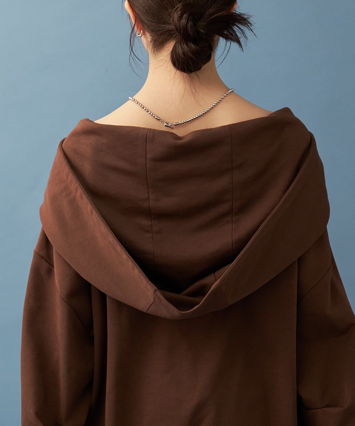 OUTLET(アウトレット) 【mystic】フーディーオフショルスウェット