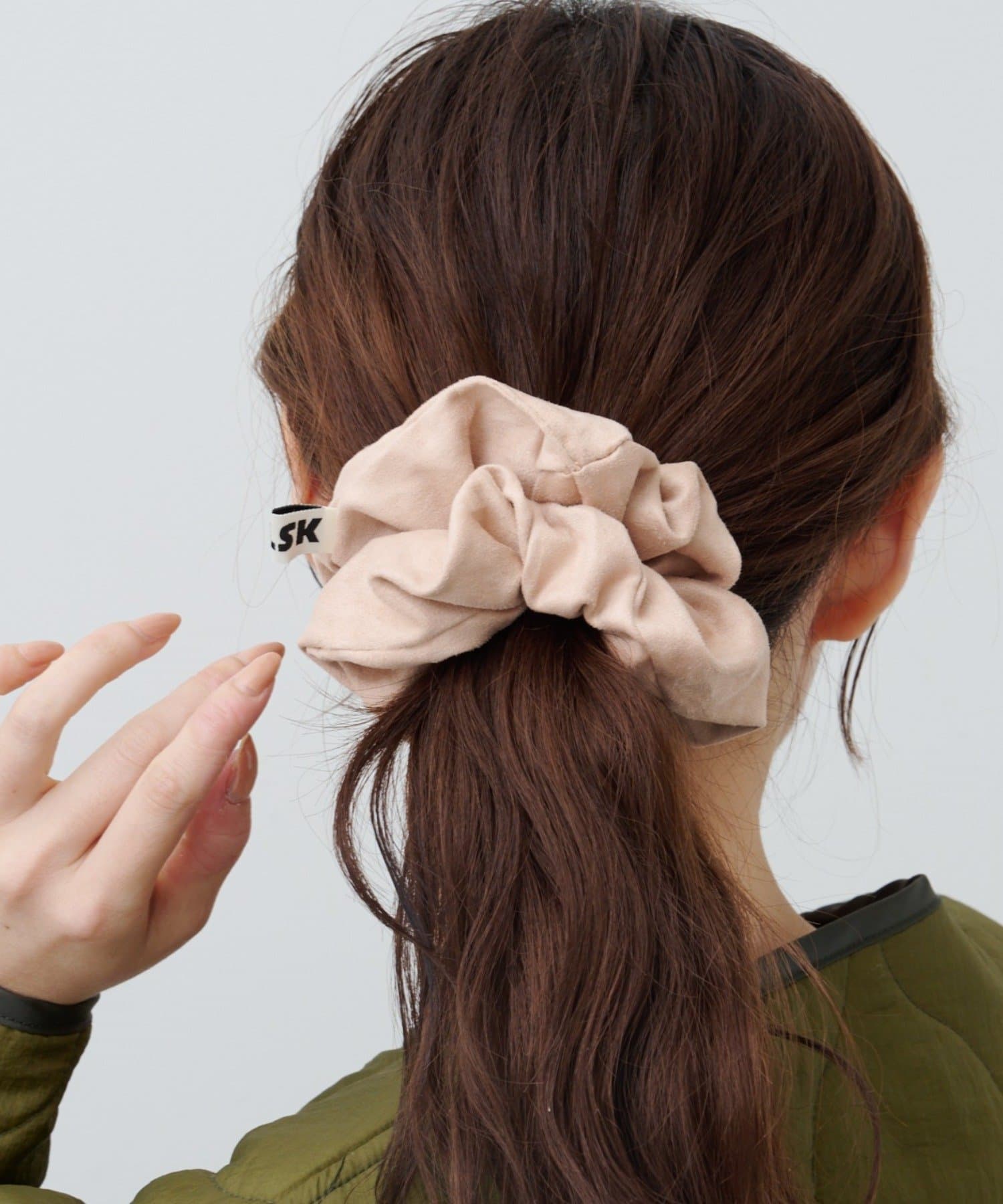 OUTLET(アウトレット) 【Kastane】【4色展開/fiw.】スエードシュシュ