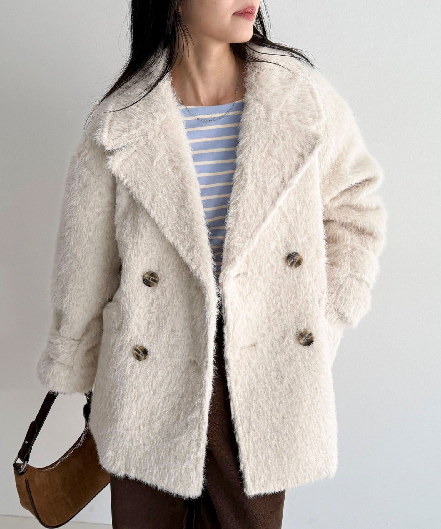 FREDY & GLOSTER(フレディ アンド グロスター) 【GEVACO/ゲバコ】別注シャギーPコート