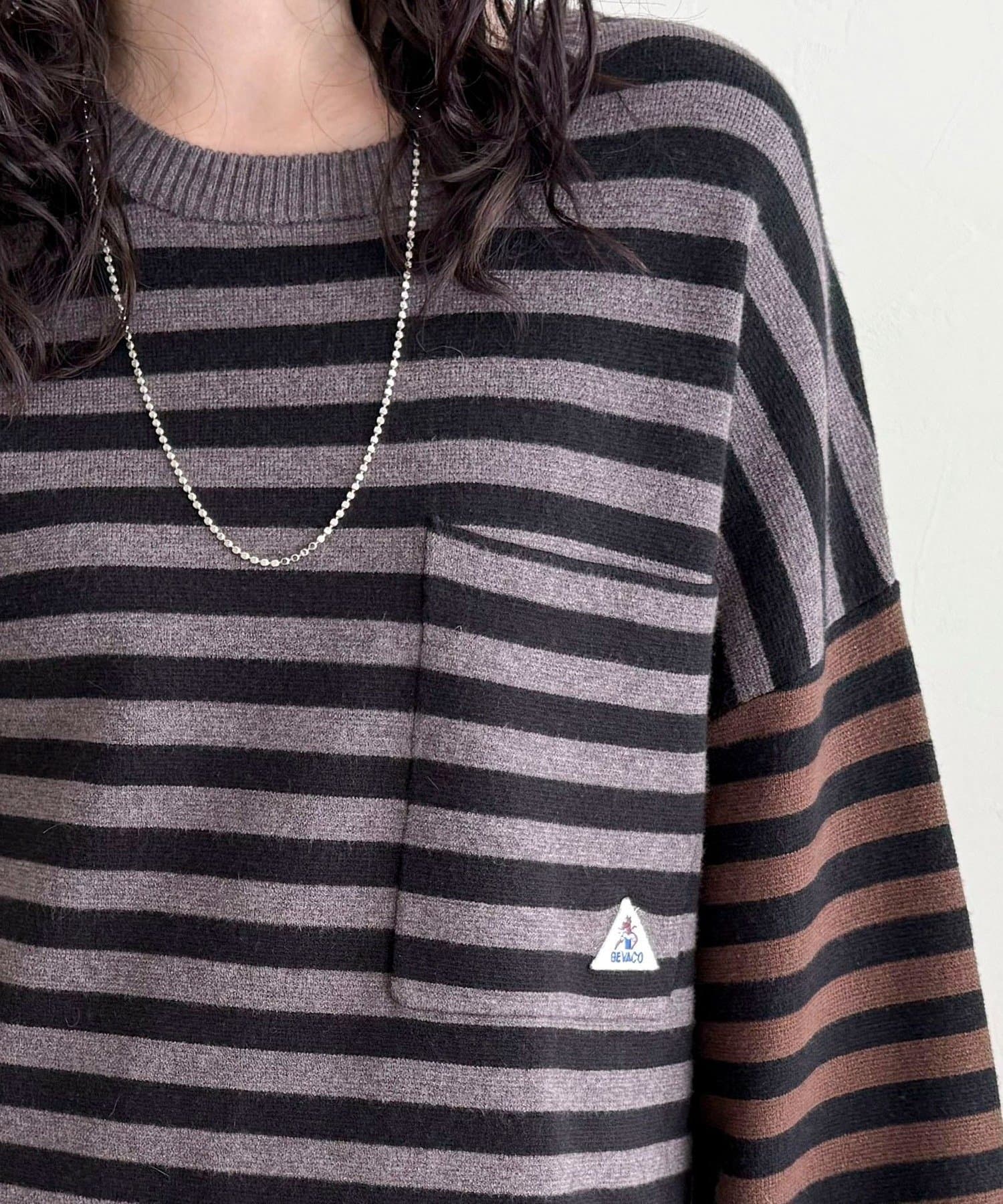 FREDY & GLOSTER(フレディ アンド グロスター) 【GEVACO/ゲバコ】ボーダーニットプルオーバー