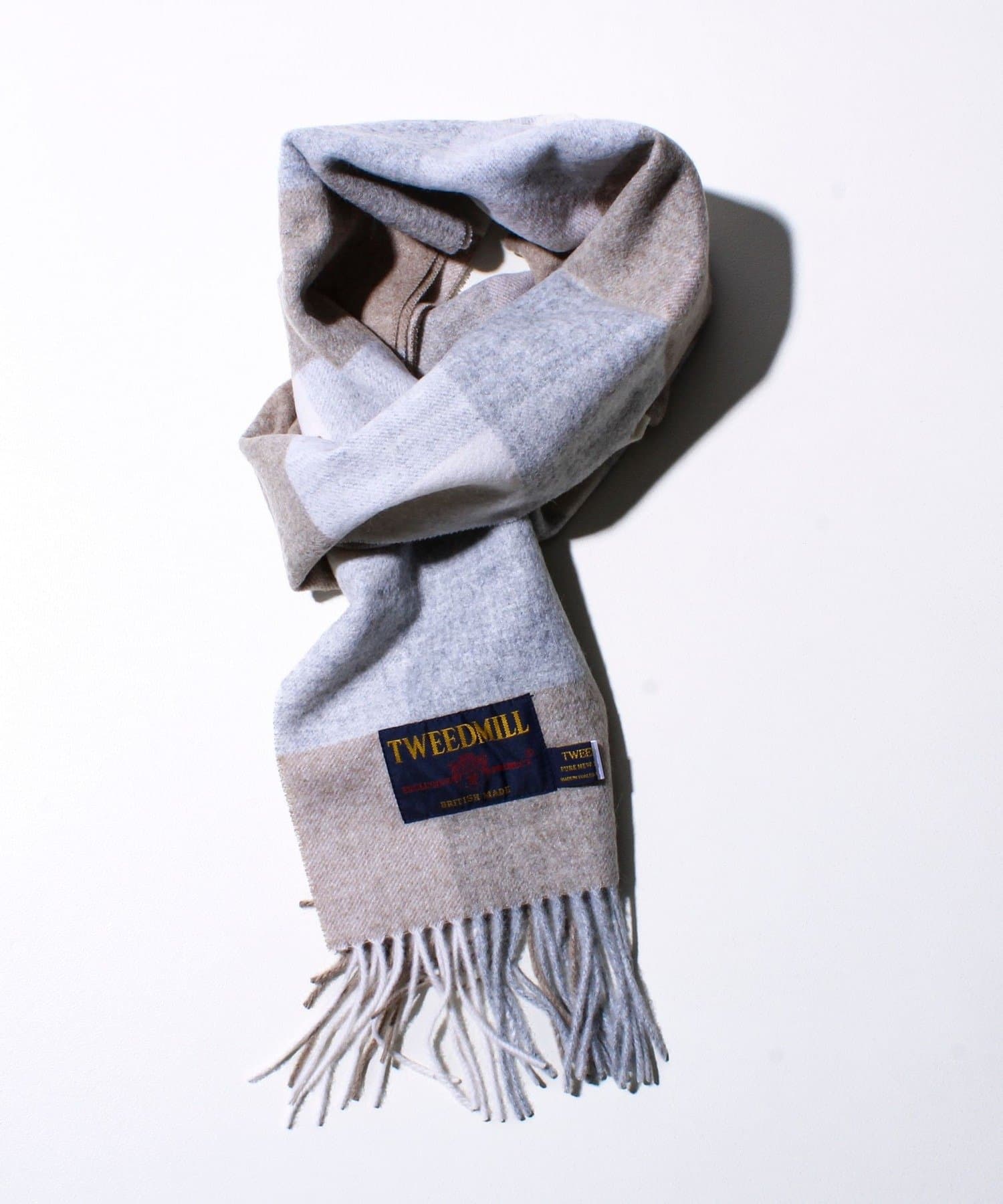 FREDY & GLOSTER(フレディ アンド グロスター) 【TWEED MILL/ツイードミル】ウールチェックストール25