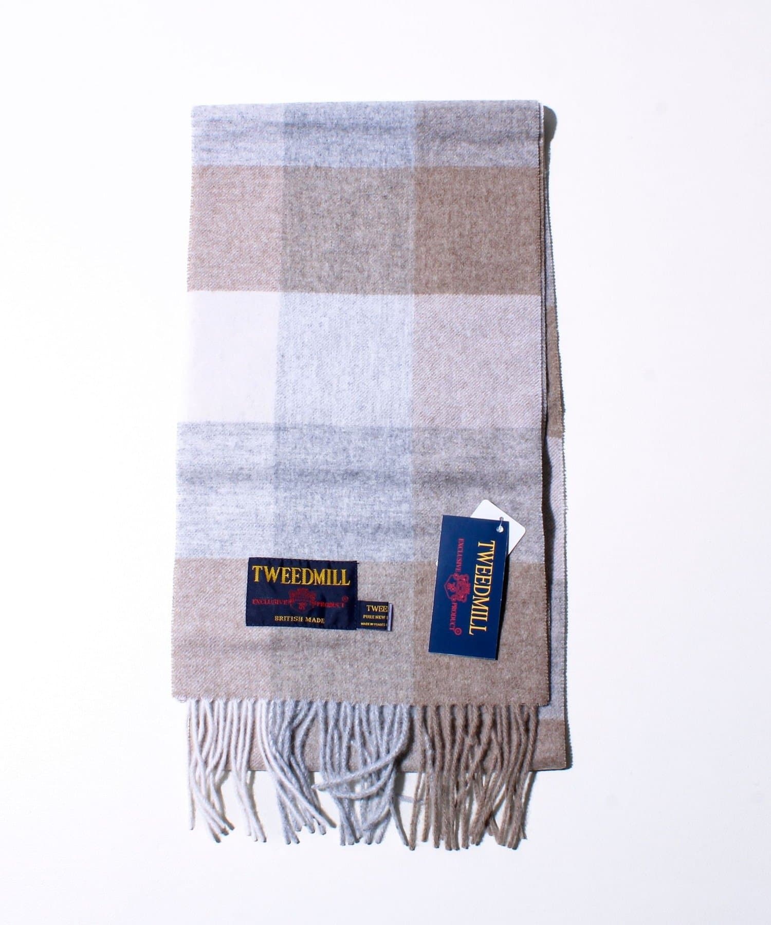 FREDY & GLOSTER(フレディ アンド グロスター) 【TWEED MILL/ツイードミル】ウールチェックストール25