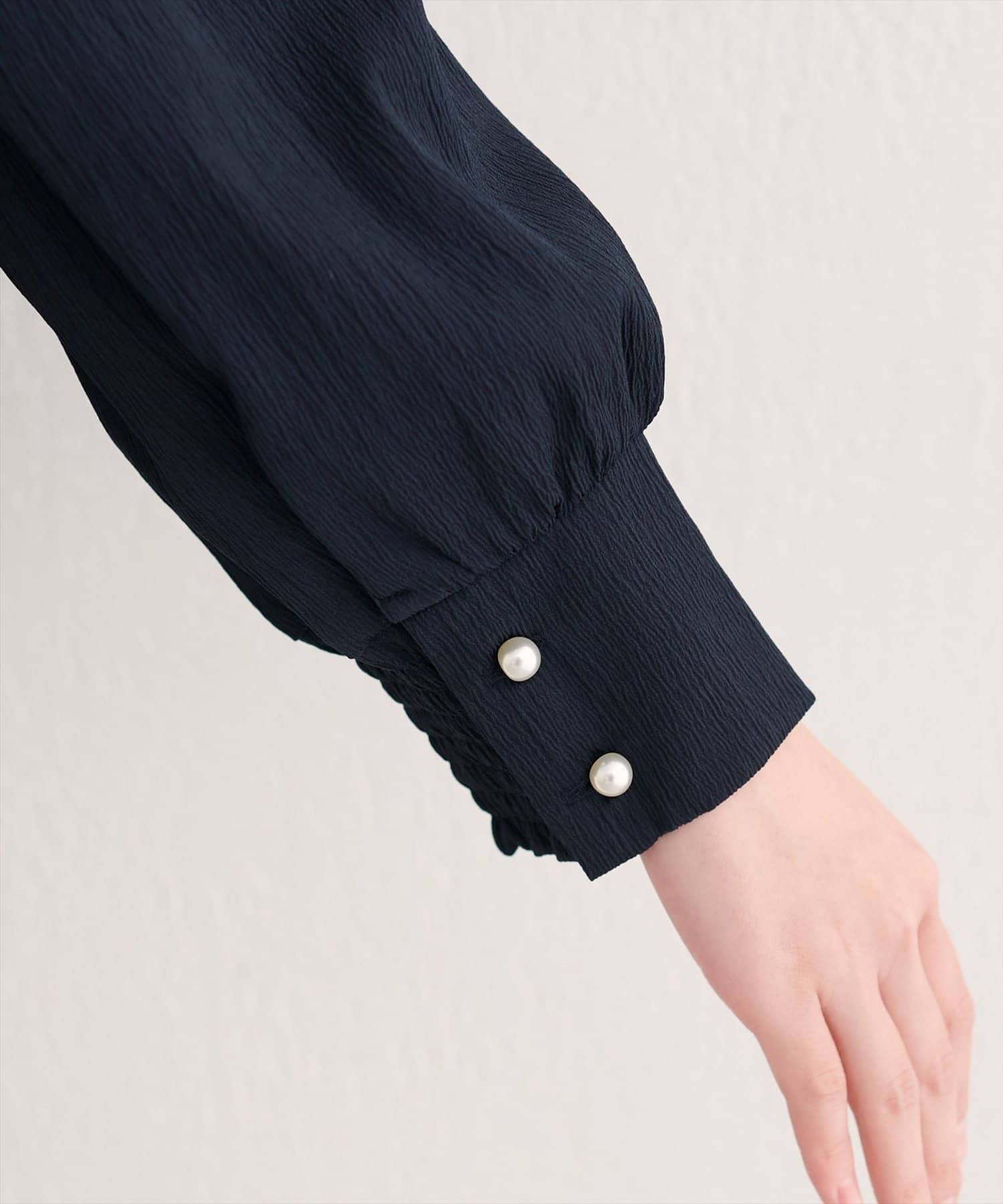 NICE CLAUP / OLIVE des OLIVE OUTLET(ナイスクラップ  / オリーブ デ オリーブ アウトレット) 【natural couture】ハートネックパイピング配色ブラウス