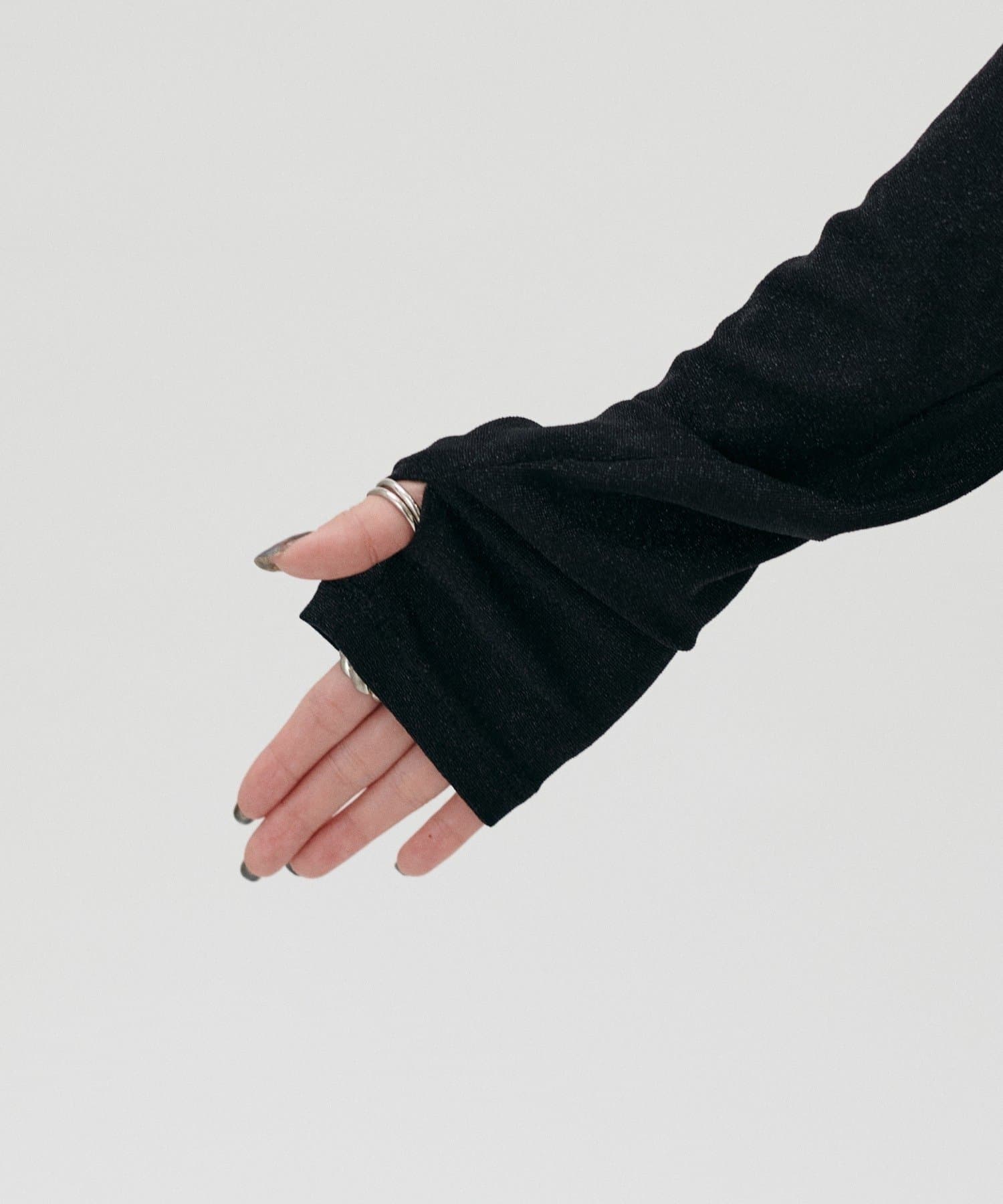 NICE CLAUP / OLIVE des OLIVE OUTLET(ナイスクラップ  / オリーブ デ オリーブ アウトレット) 【LARUTA】ラメフライスクルーネックプルオーバー