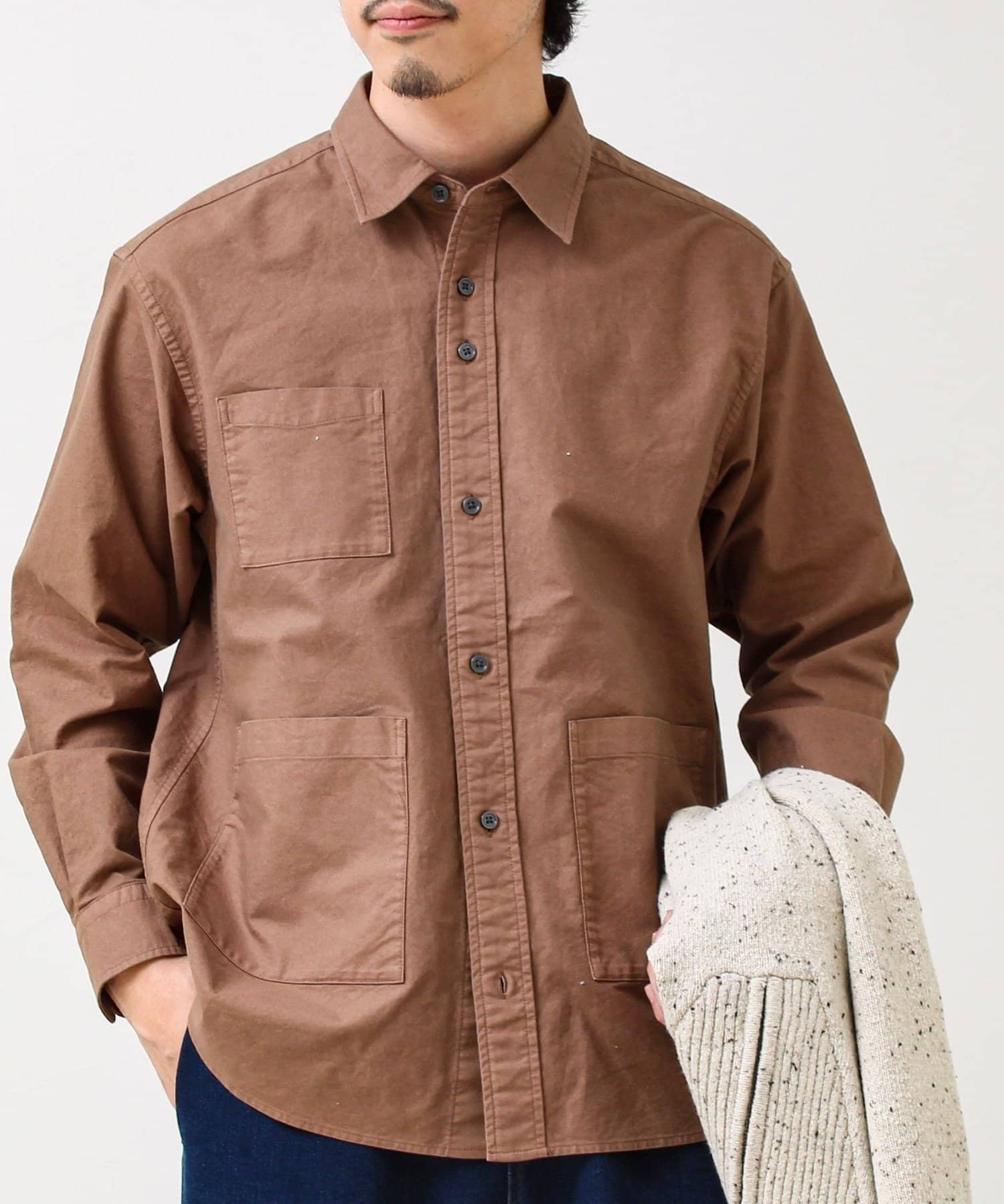 FREDY & GLOSTER(フレディ アンド グロスター) 【ユーティリティシャツ】ダックポケットシャツ