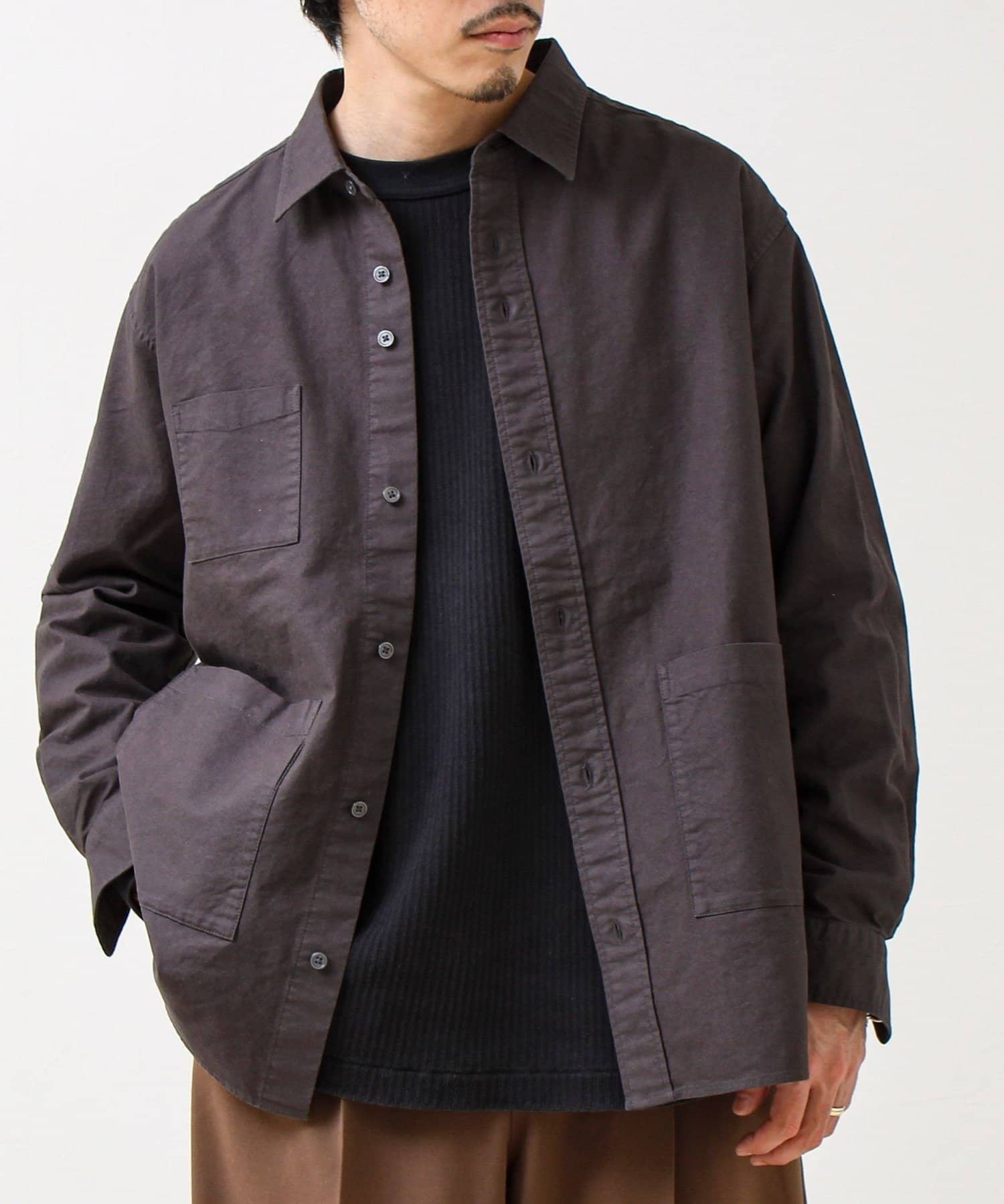 FREDY & GLOSTER(フレディ アンド グロスター) 【ユーティリティシャツ】ダックポケットシャツ