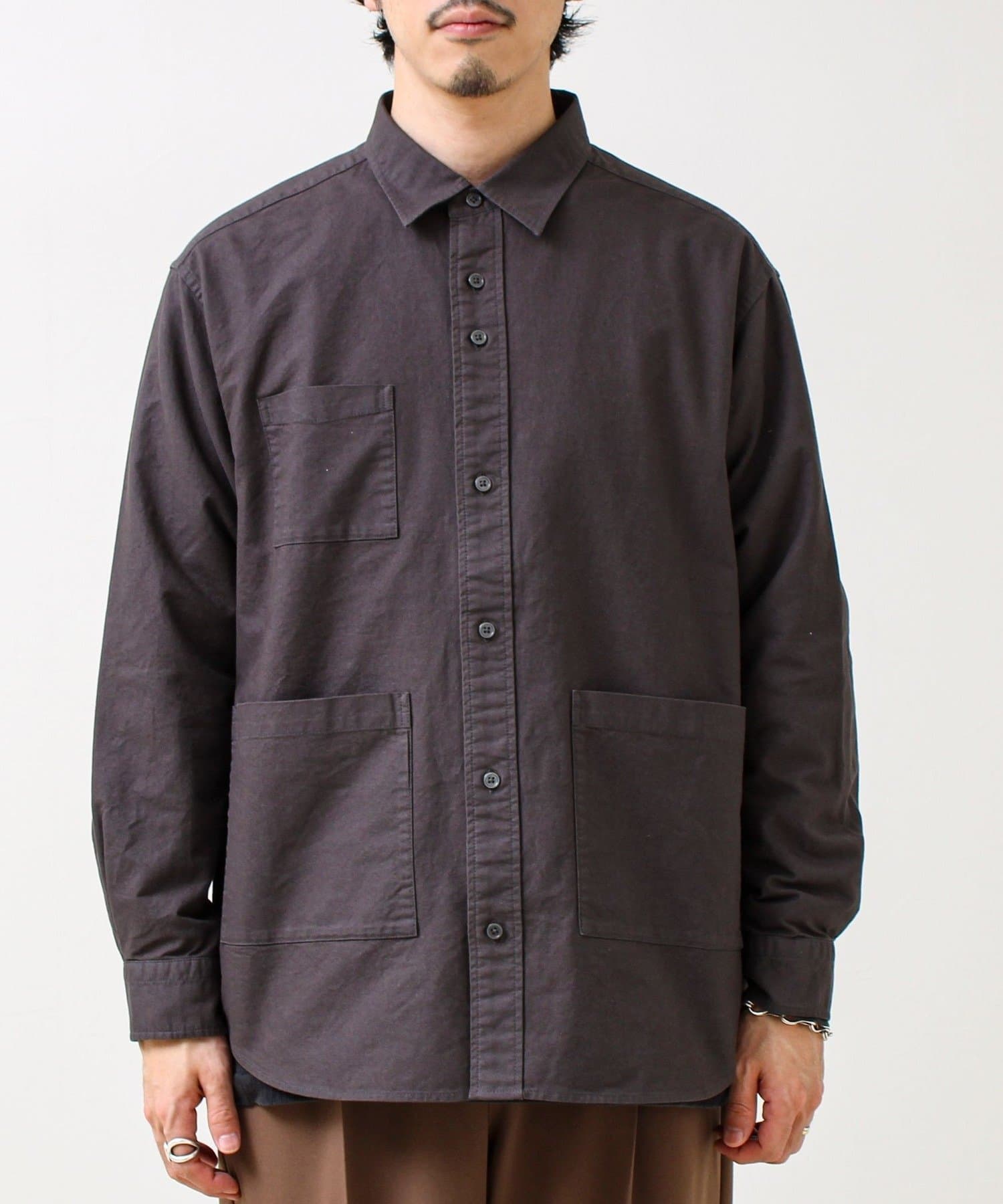 FREDY & GLOSTER(フレディ アンド グロスター) 【ユーティリティシャツ】ダックポケットシャツ