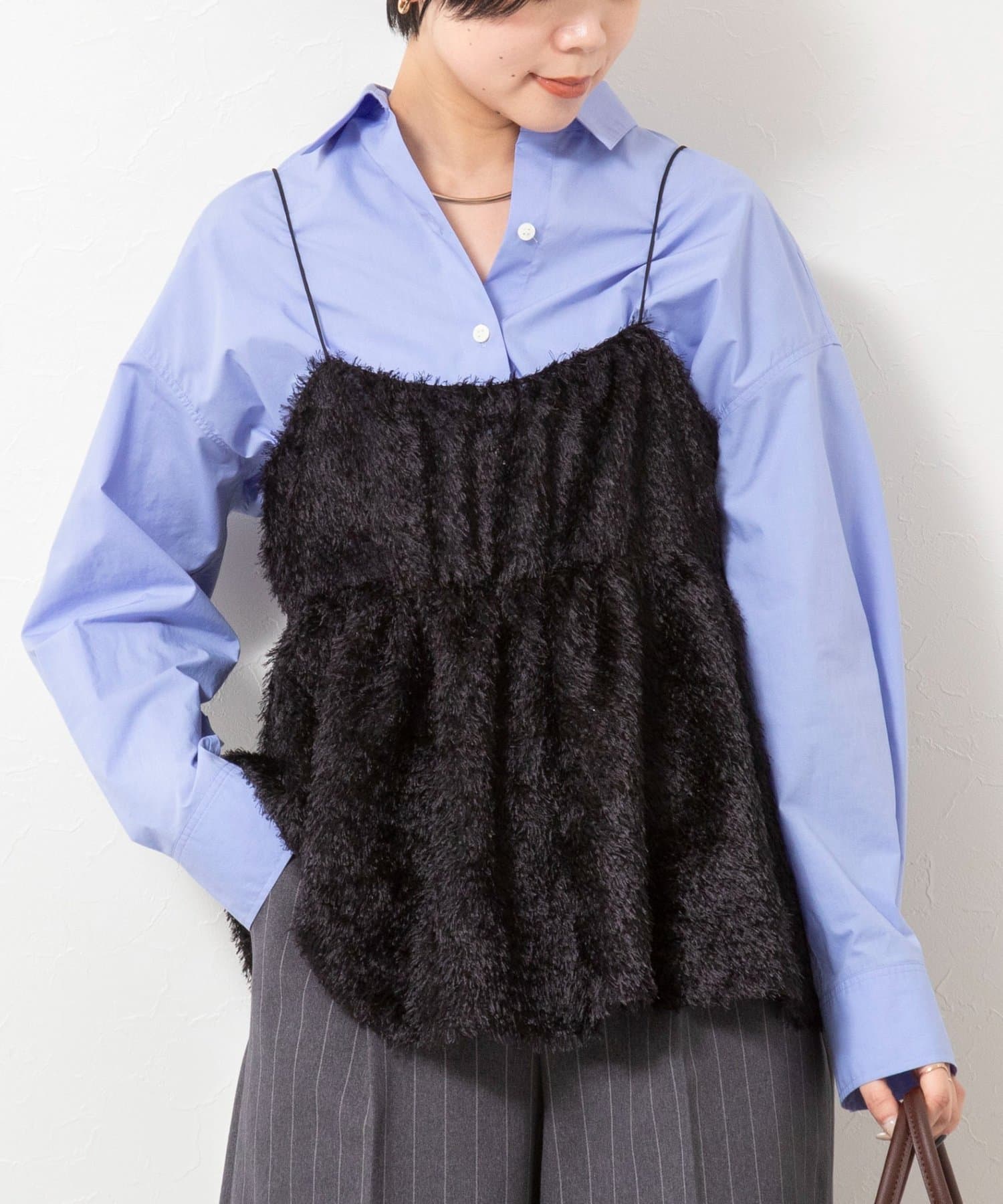 NOLLEY'S(ノーリーズ) ウォッシャブルカットジャガードビスチェ