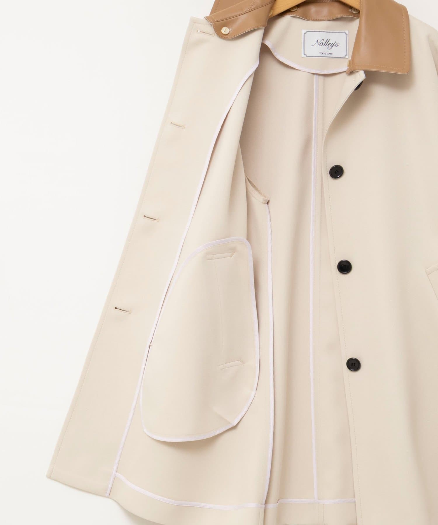 NOLLEY'S(ノーリーズ) ウォッシャブルトリプルクロス3WAYステンカラーコート