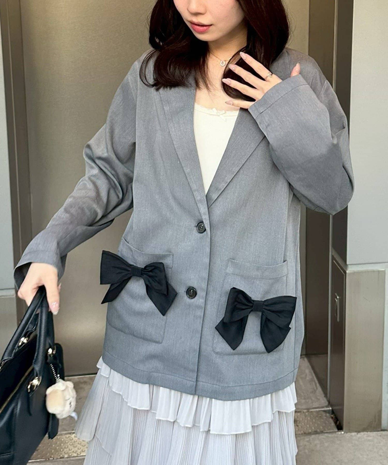 NICE CLAUP / OLIVE des OLIVE OUTLET(ナイスクラップ  / オリーブ デ オリーブ アウトレット) 【continuer】マルチWAYテーラージャケット