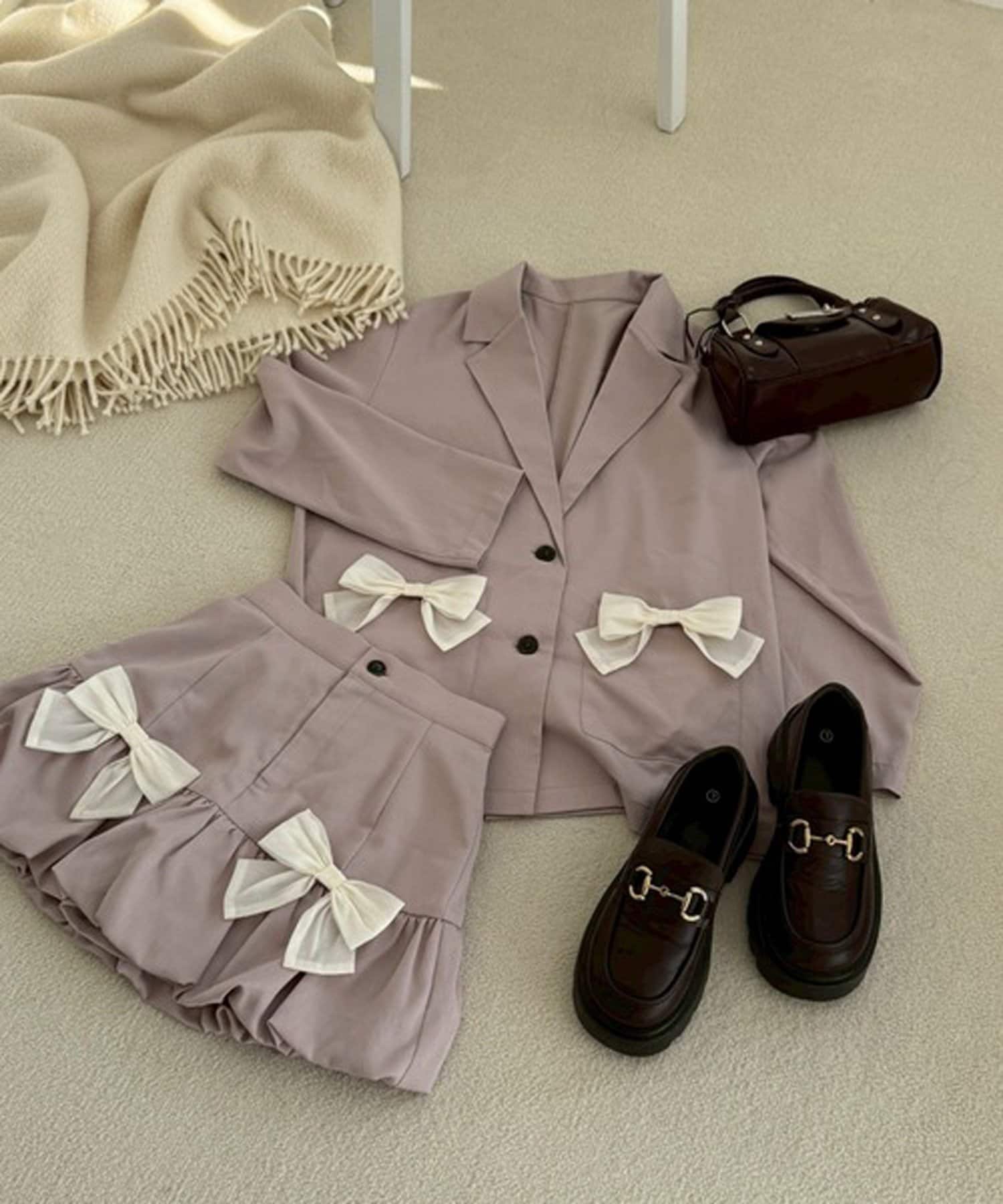 Remind me and forever(リマインドミーアンドフォーエバー) 【2026SS】ミニバルーンスカート