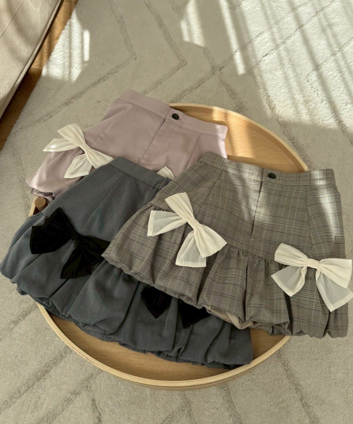 Remind me and forever(リマインドミーアンドフォーエバー) 【2026SS】ミニバルーンスカート