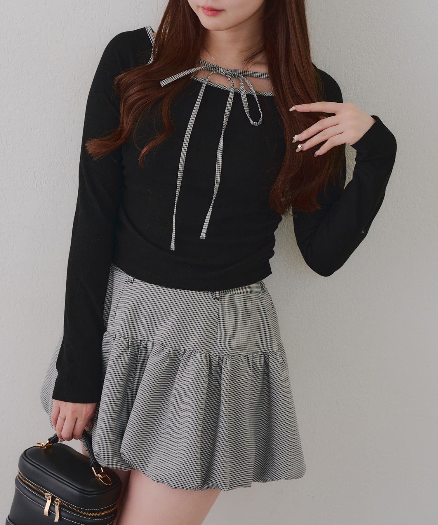 Remind me and forever(リマインドミーアンドフォーエバー) 【2026SS】マルチwayトップス+バルーンミニスカートセットアップ