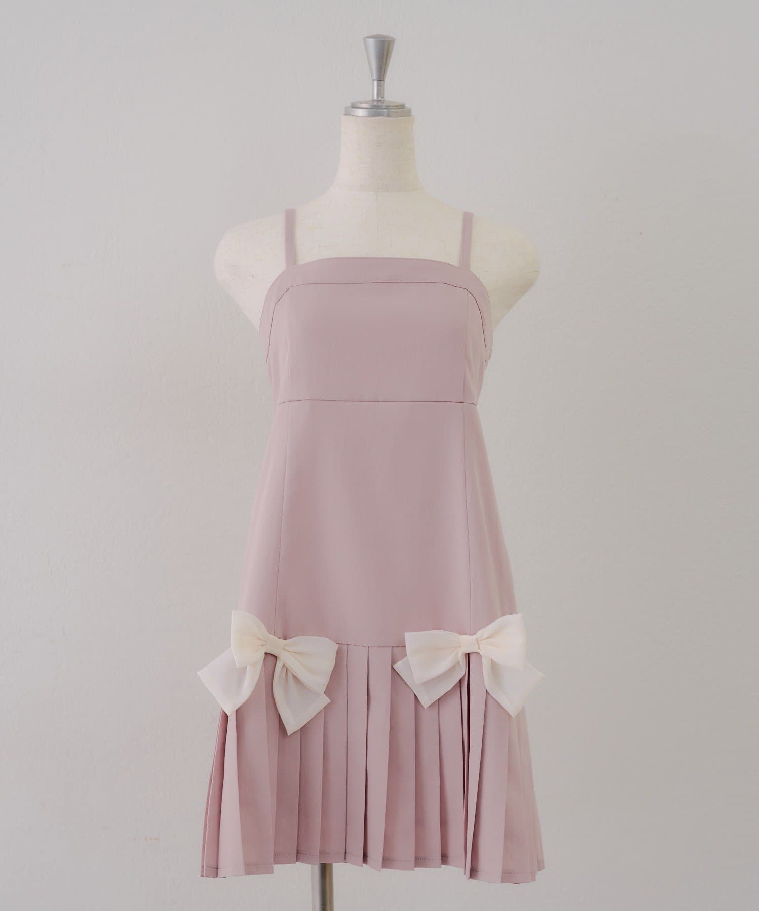 Remind me and forever(リマインドミーアンドフォーエバー) 【2026SS】プリーツキャミワンピース