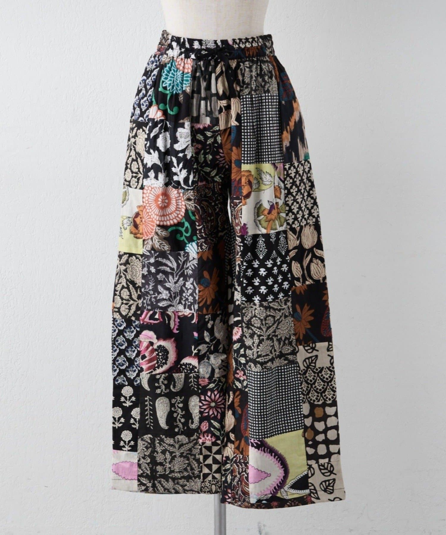 Remind me and forever(リマインドミーアンドフォーエバー) 【nane】【India series】パッチワークイージーパンツ