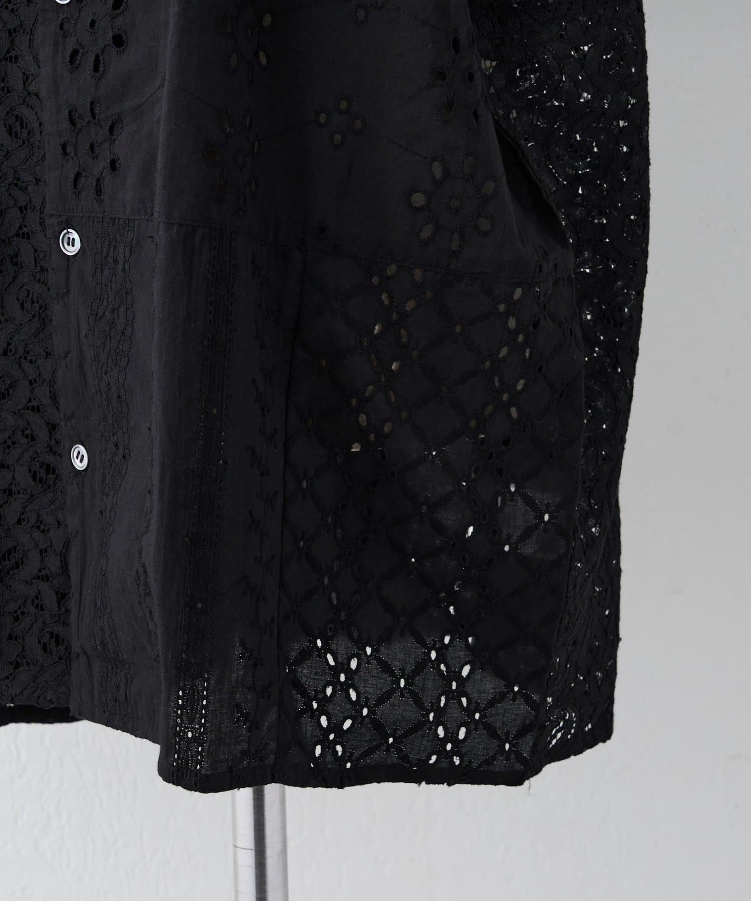 Remind me and forever(リマインドミーアンドフォーエバー) 【nane】【India series】パッチワークレースブラウス