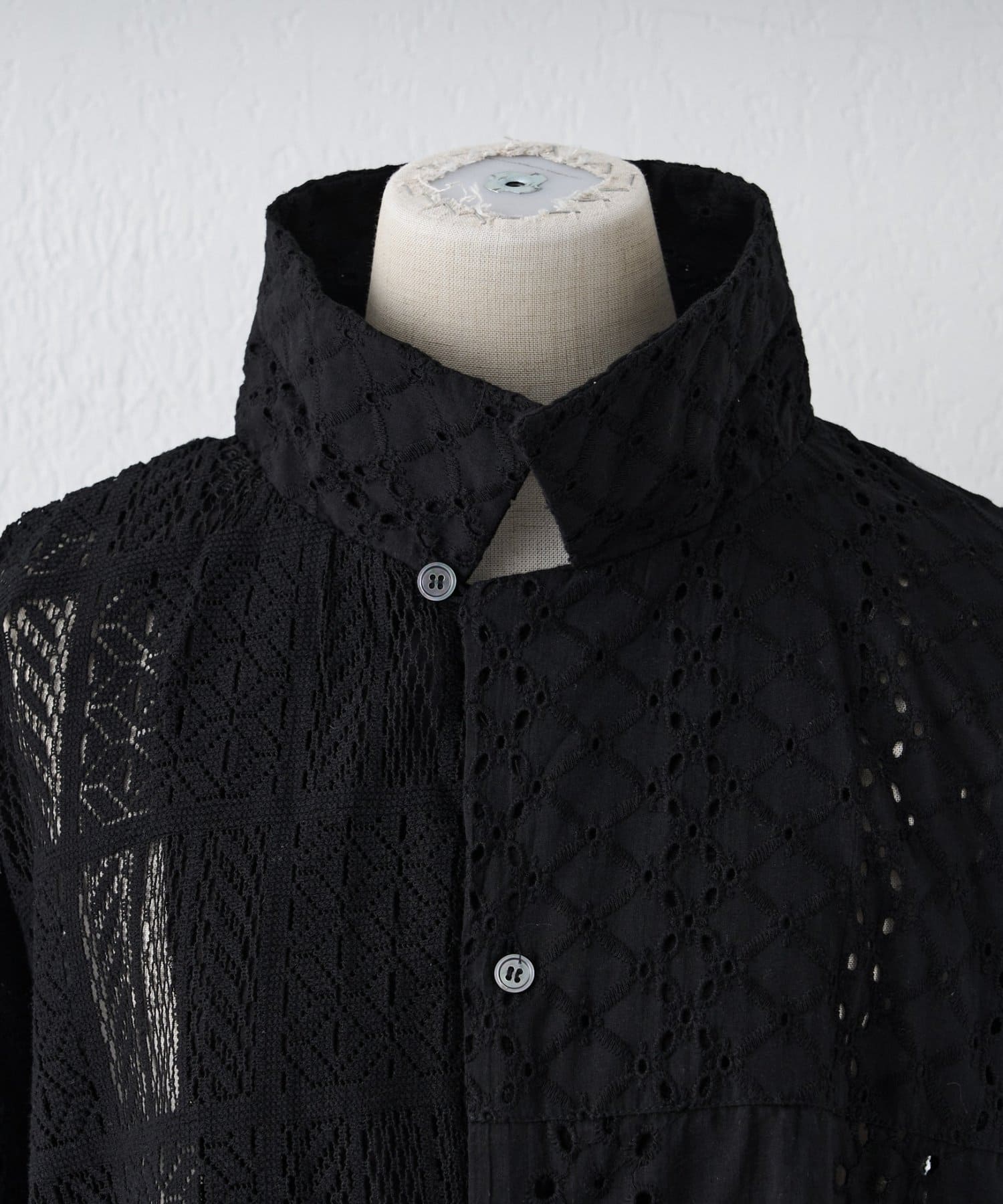 Remind me and forever(リマインドミーアンドフォーエバー) 【nane】【India series】パッチワークレースブラウス