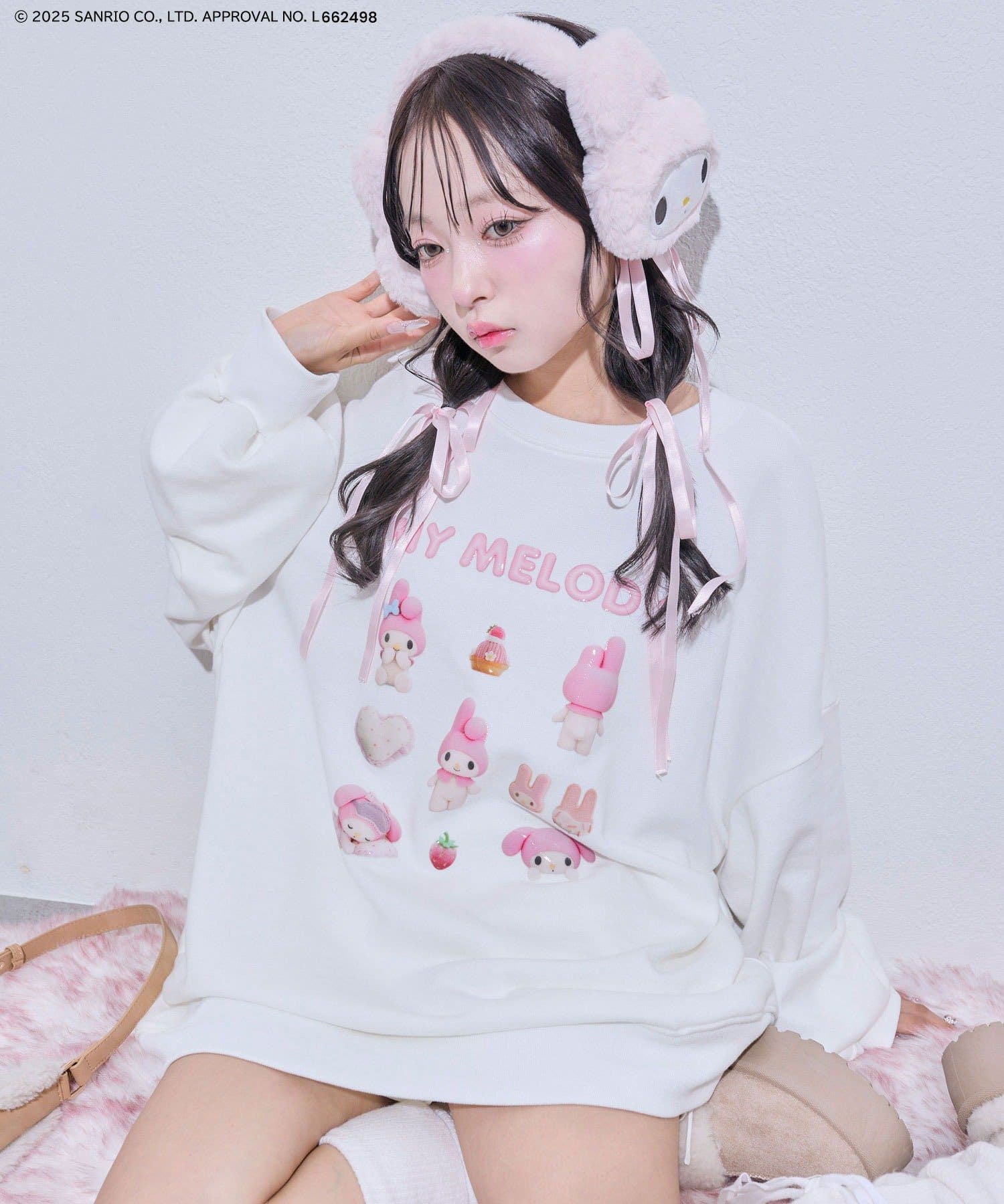 OLIVE des OLIVE(オリーブ デ オリーブ) メロクロ　スウェット