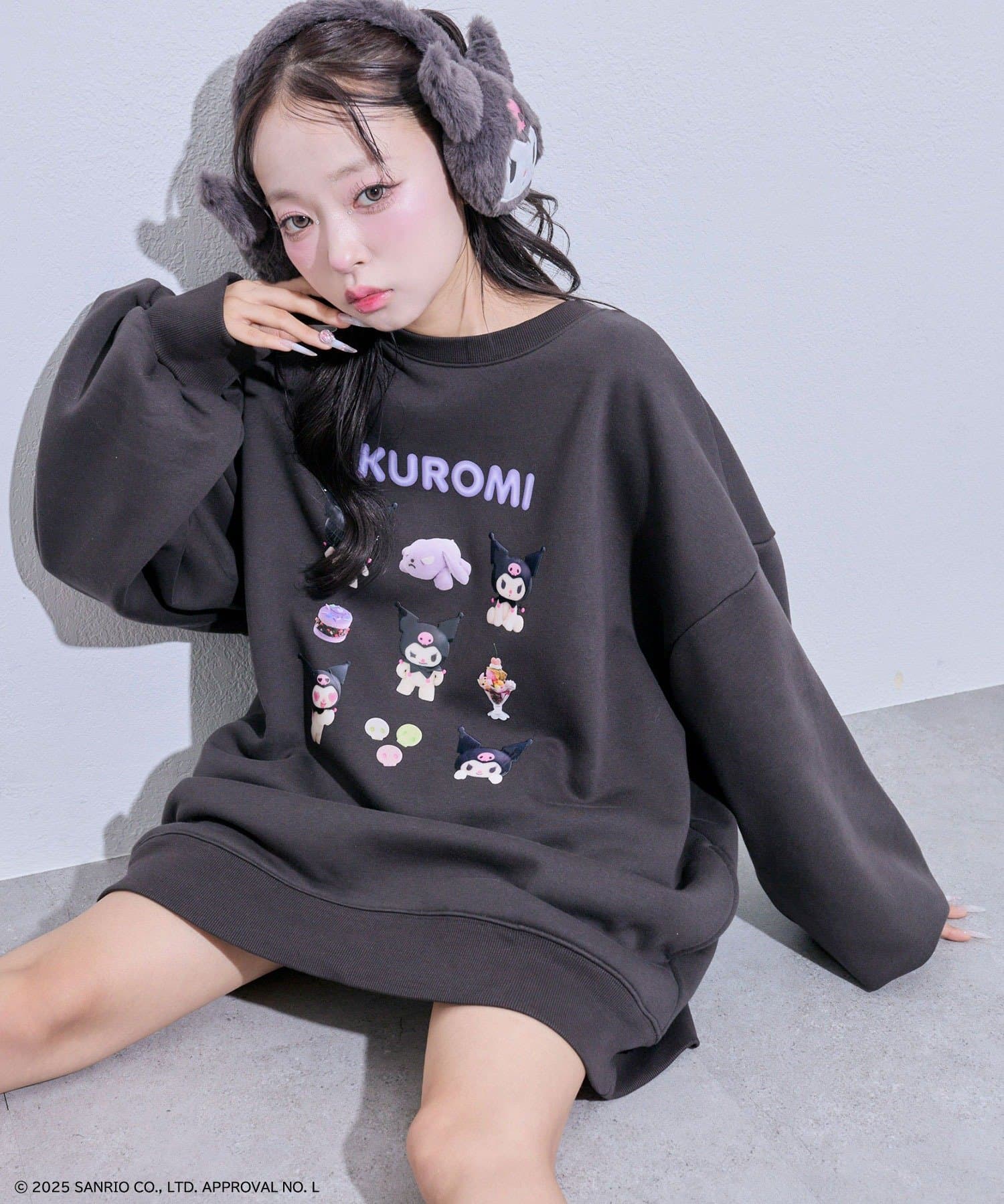 OLIVE des OLIVE(オリーブ デ オリーブ) メロクロ　スウェット