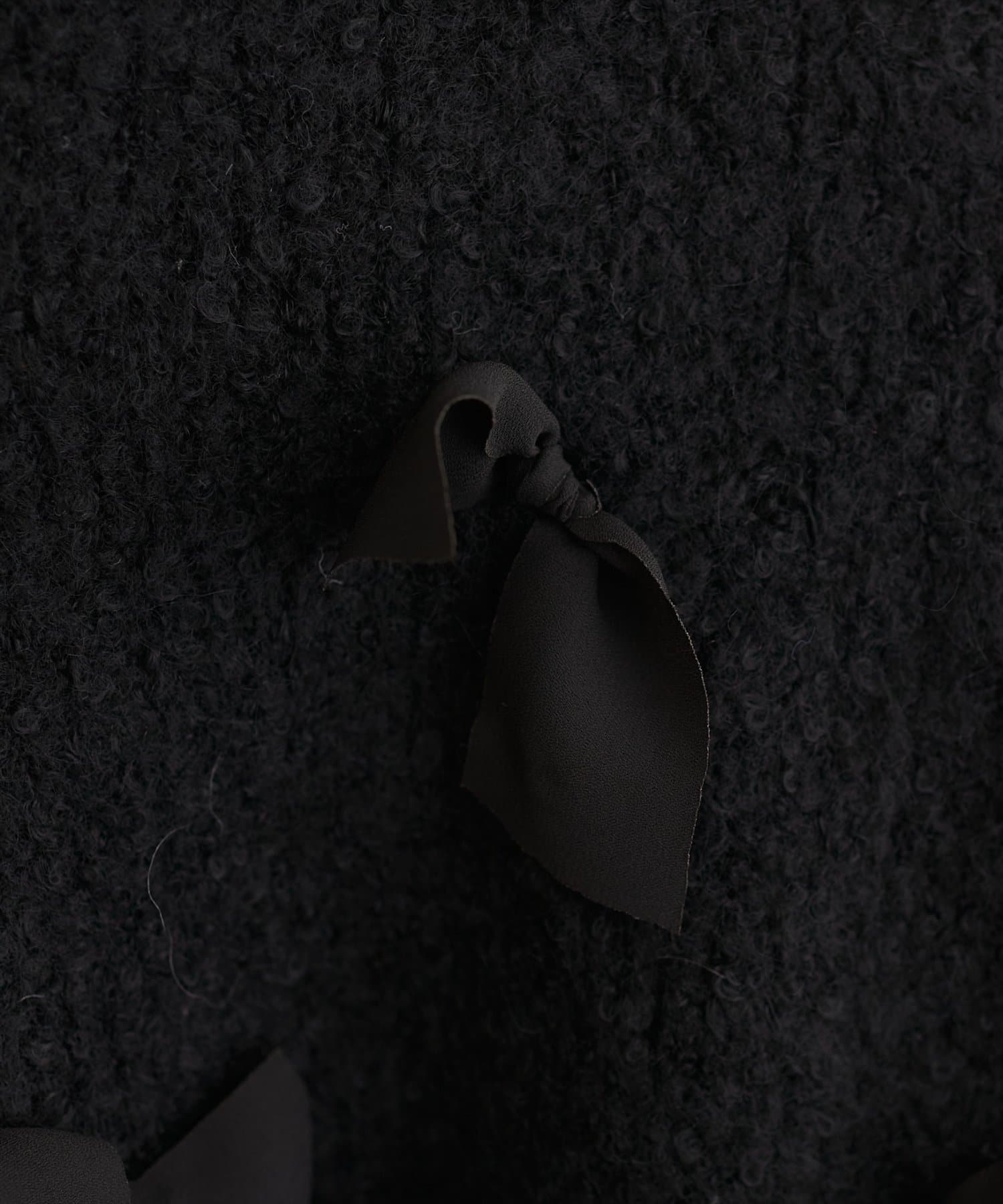 natural couture(ナチュラルクチュール) ジョーゼットリボンニット