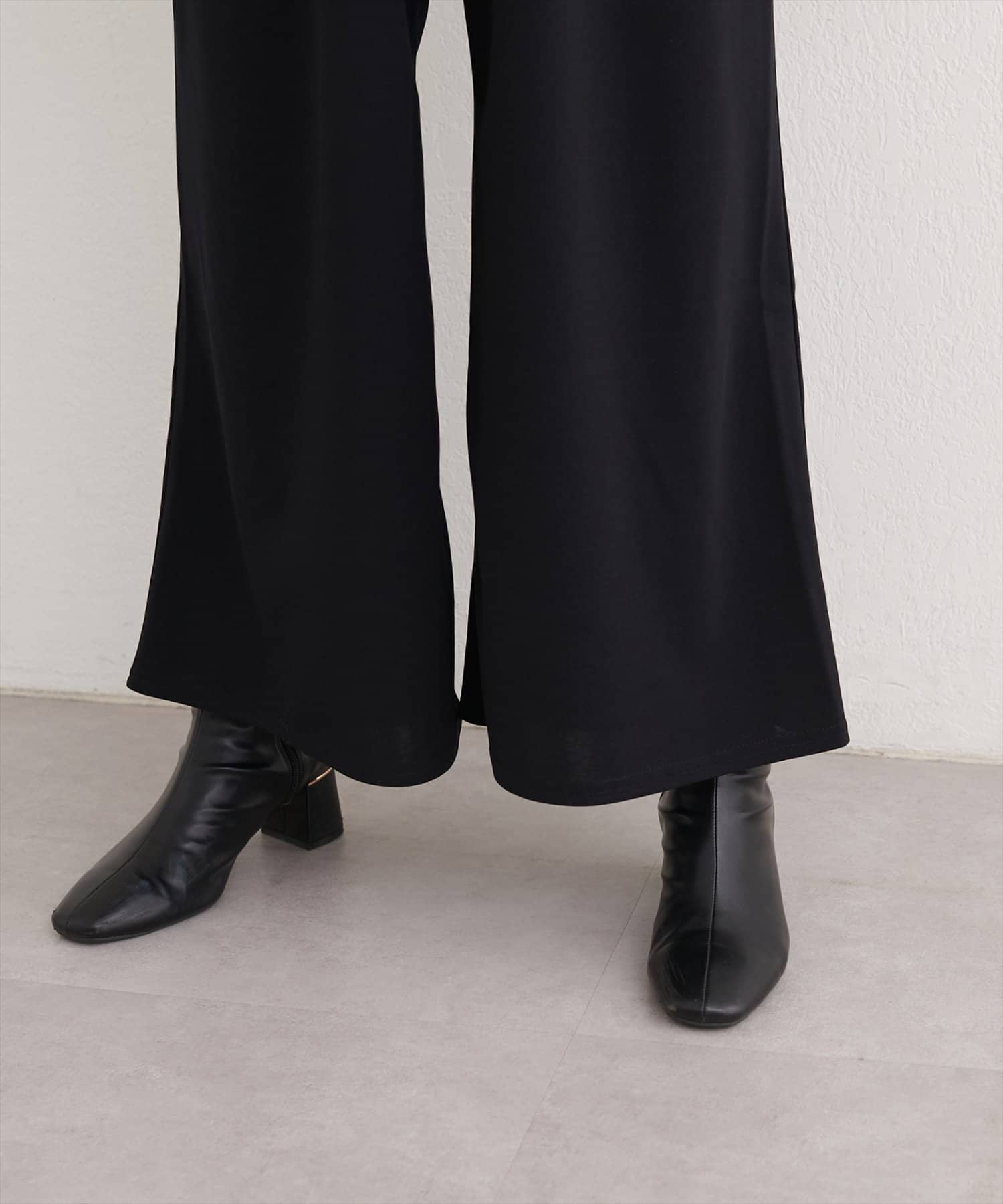 natural couture(ナチュラルクチュール) ストレッチぺプラムオールインワン