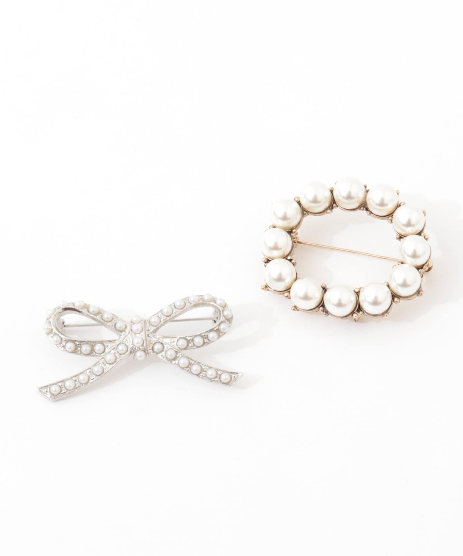 NOLLEY'S(ノーリーズ) 【NOLLEYS goods】リボンパールブローチ