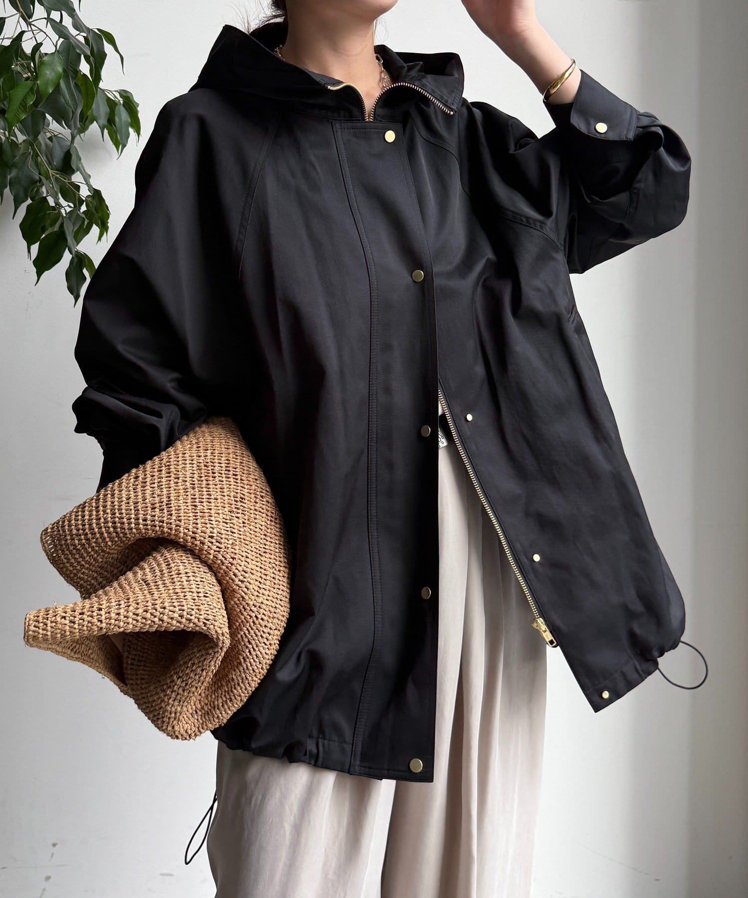 DOUDOU(ドゥドゥ) スタンドフーディーMA1