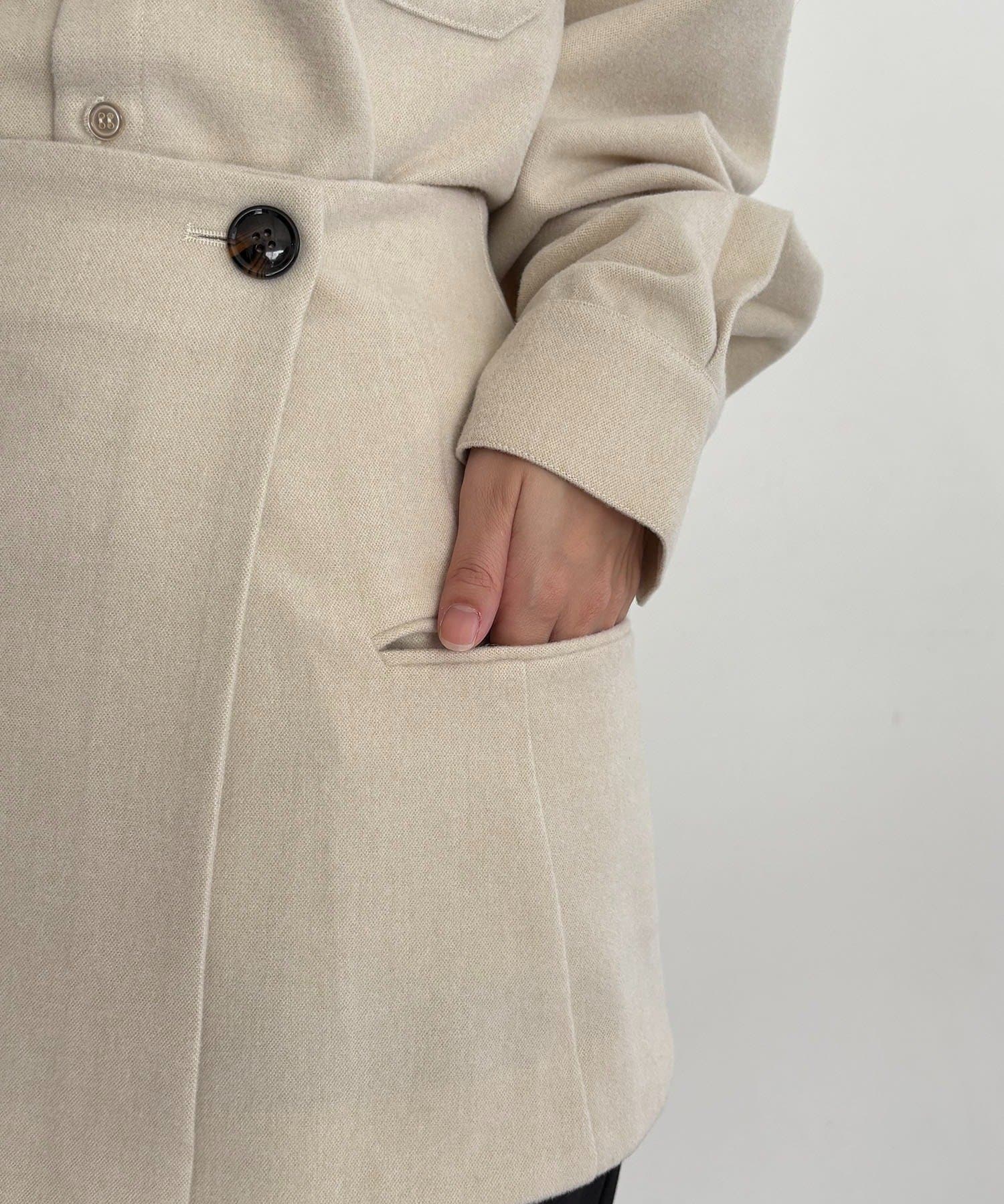 CAPRICIEUX LE'MAGE(カプリシュレマージュ) ラップレイヤードシャツ