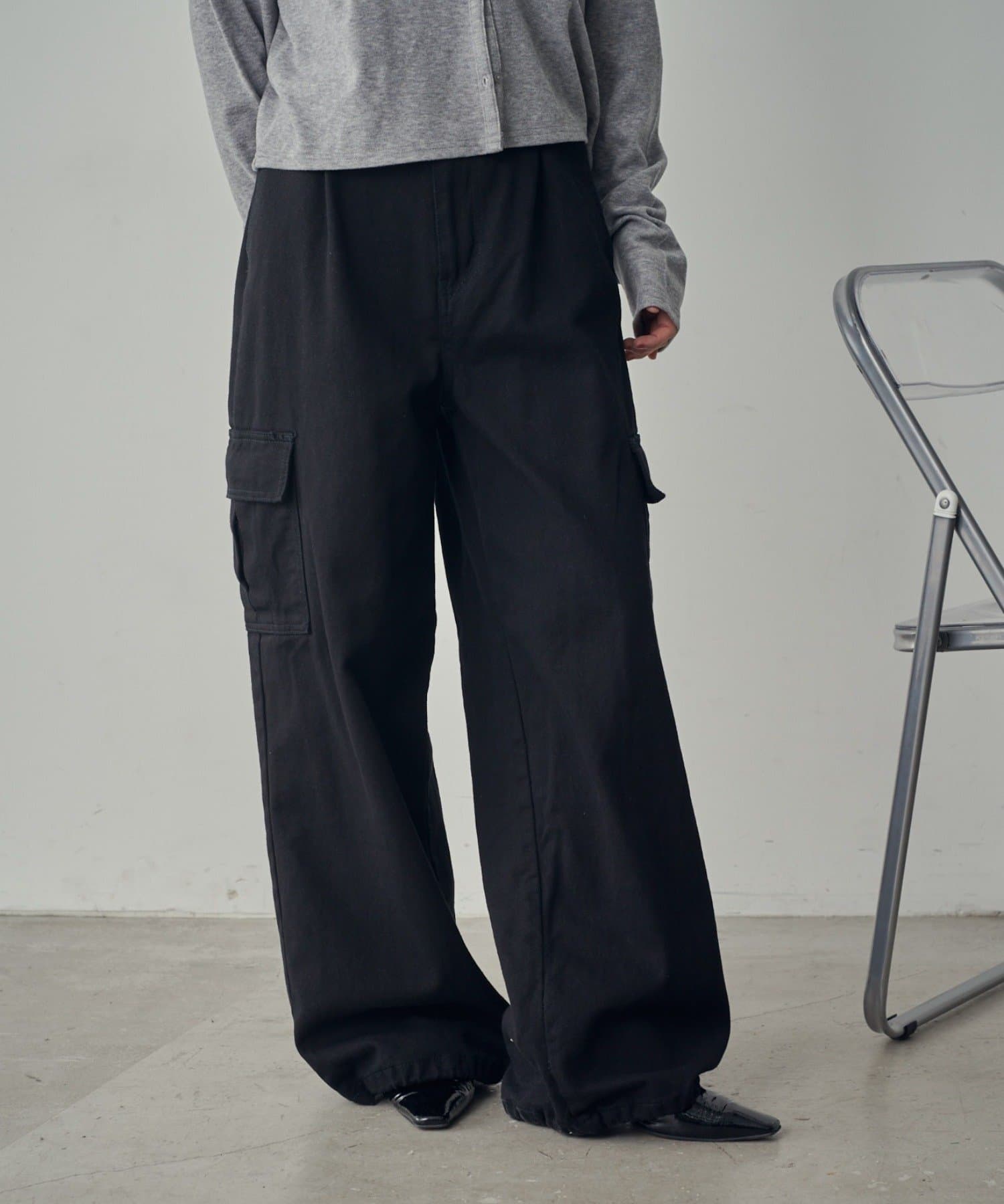 -goocy-(グーシー) デニムカーゴパンツ