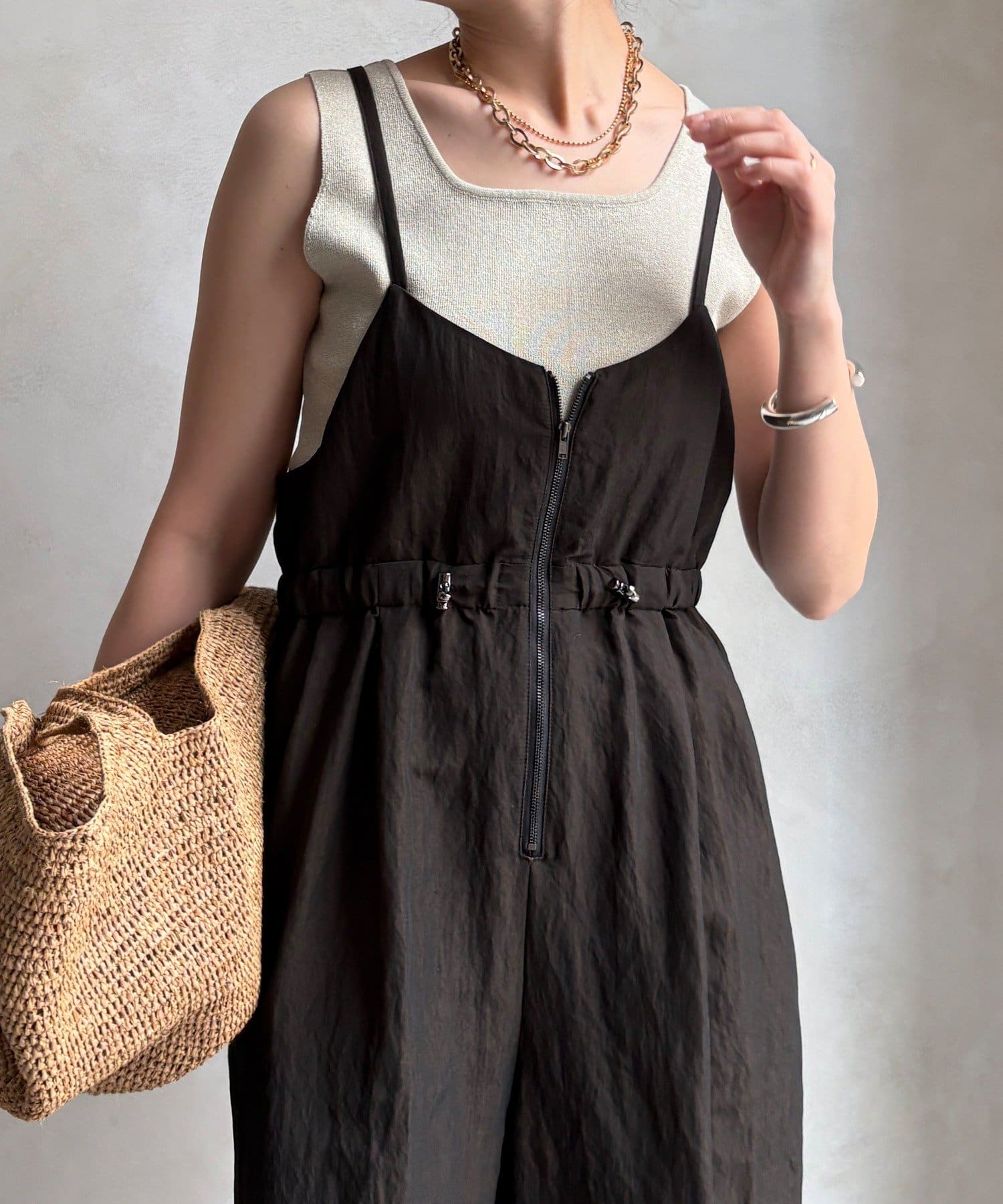 DOUDOU(ドゥドゥ) 【WEB限定】2WAYキャミサロペット