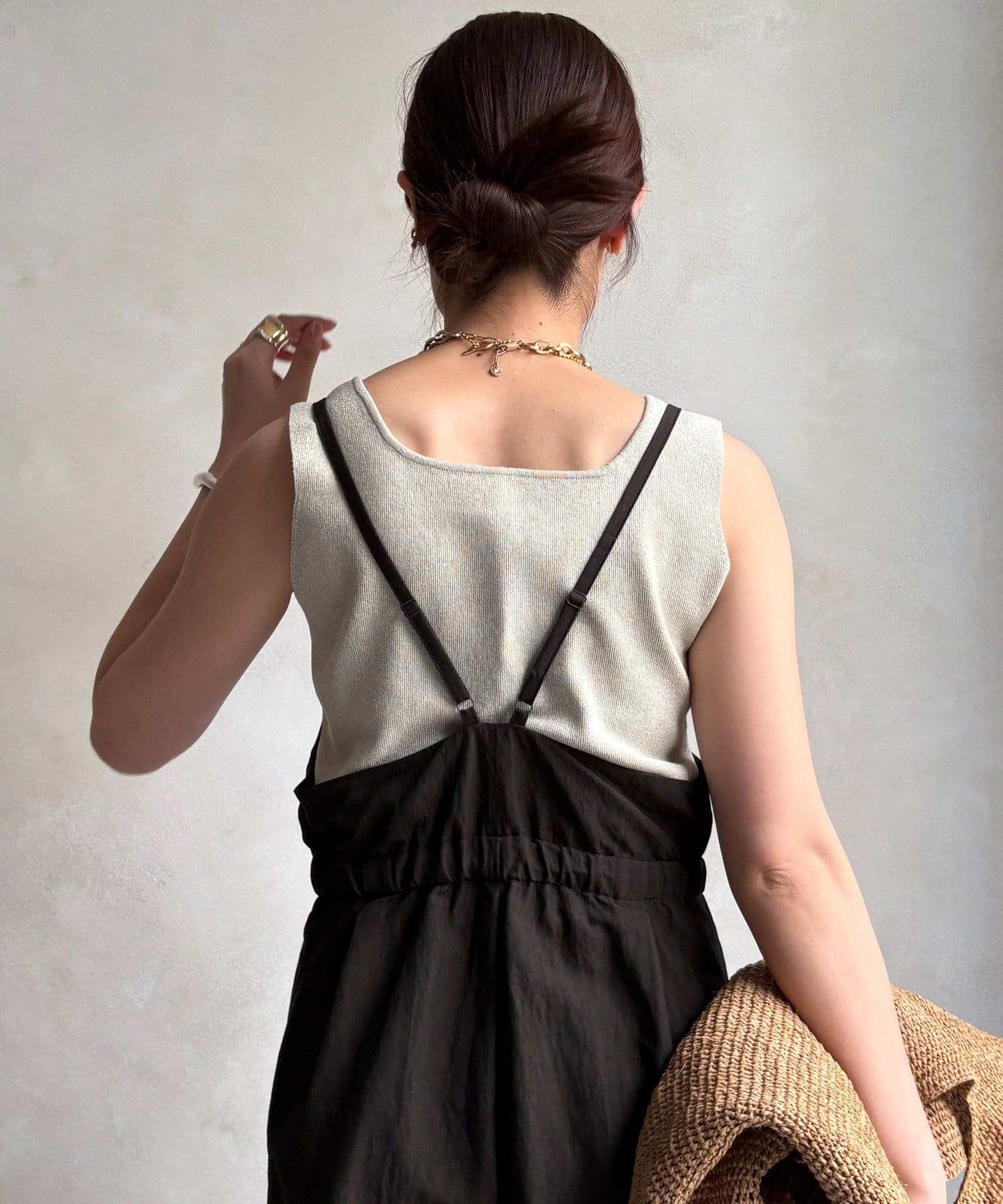 DOUDOU(ドゥドゥ) 【WEB限定】2WAYキャミサロペット