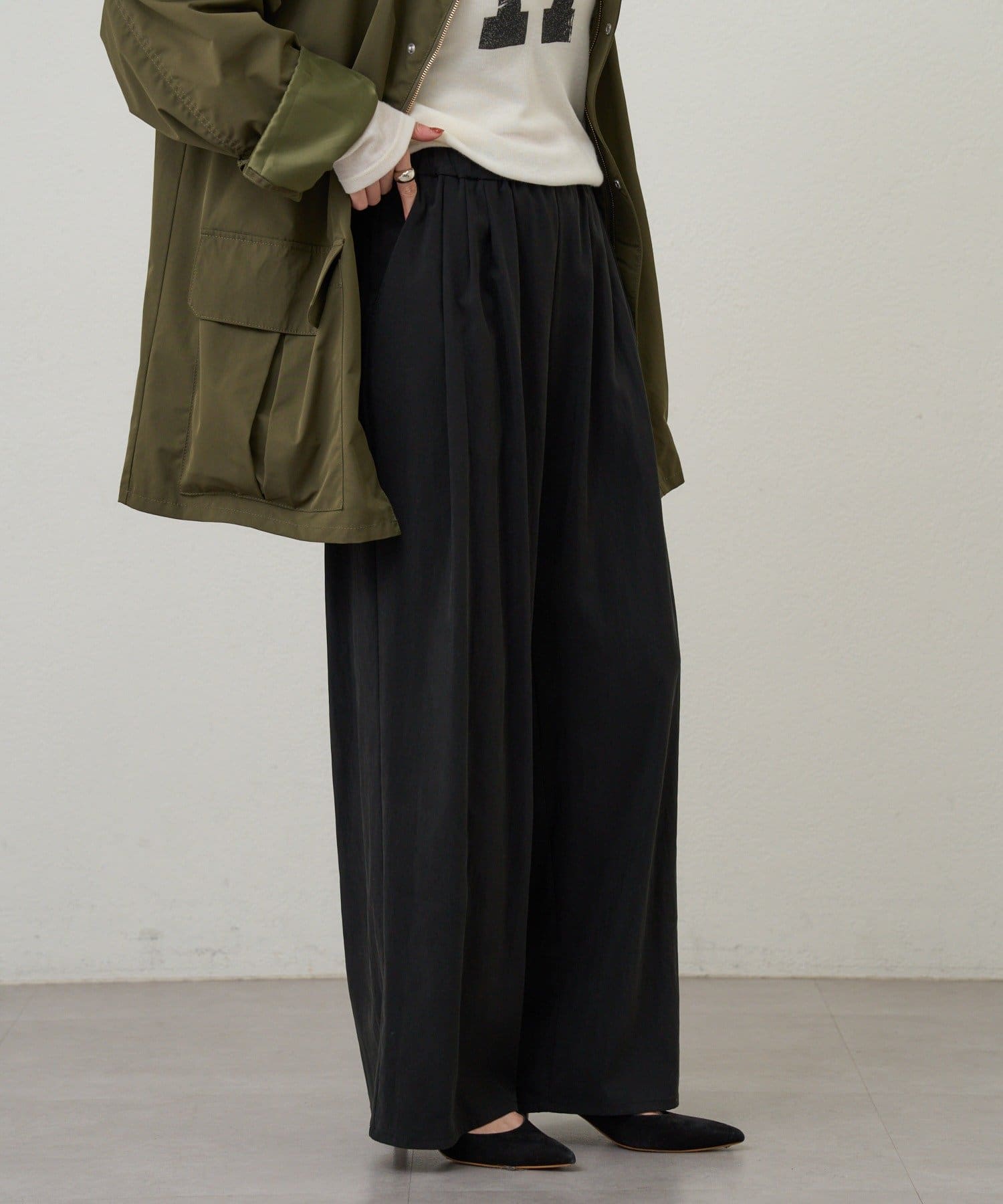 SHENERY(シーナリー) 【26SS予約】3タックイージーパンツ