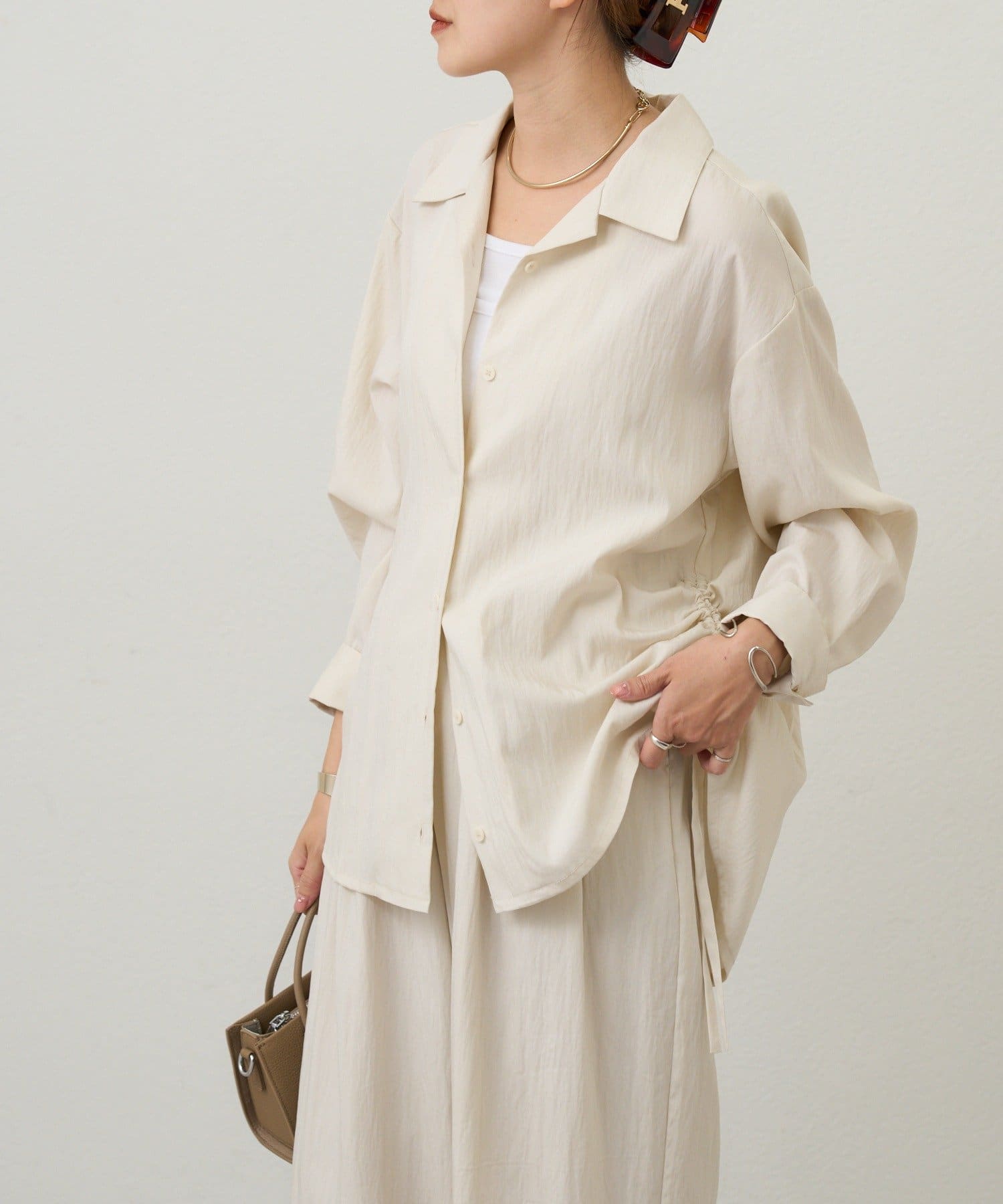 SHENERY(シーナリー) 【26SS予約】オープンカラーシャツ