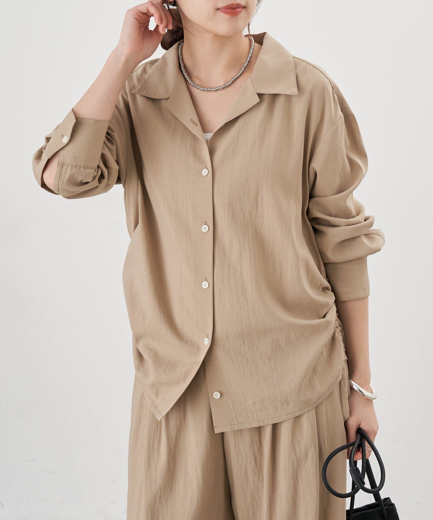 SHENERY(シーナリー) 【26SS予約】オープンカラーシャツ