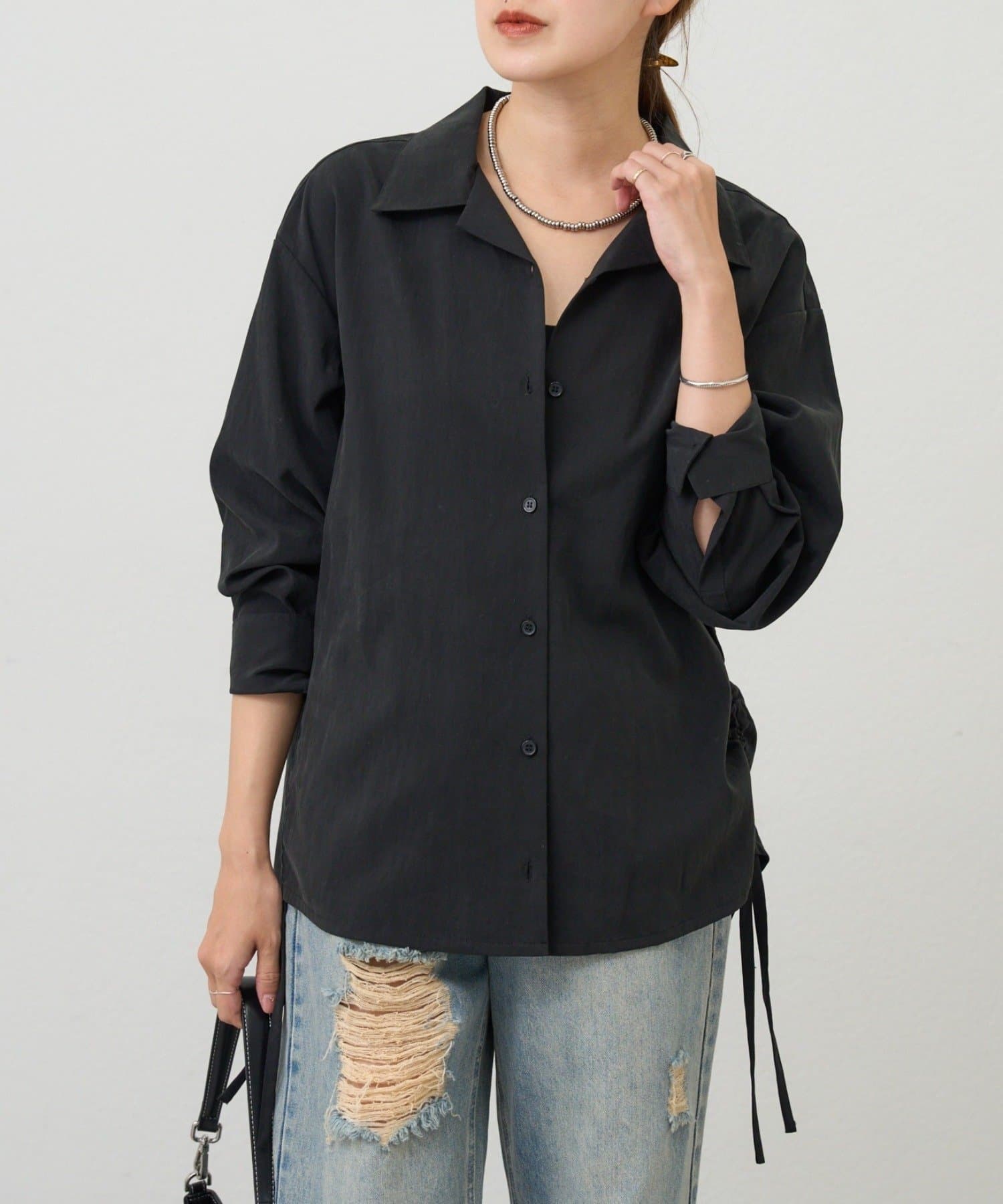 SHENERY(シーナリー) 【26SS予約】オープンカラーシャツ