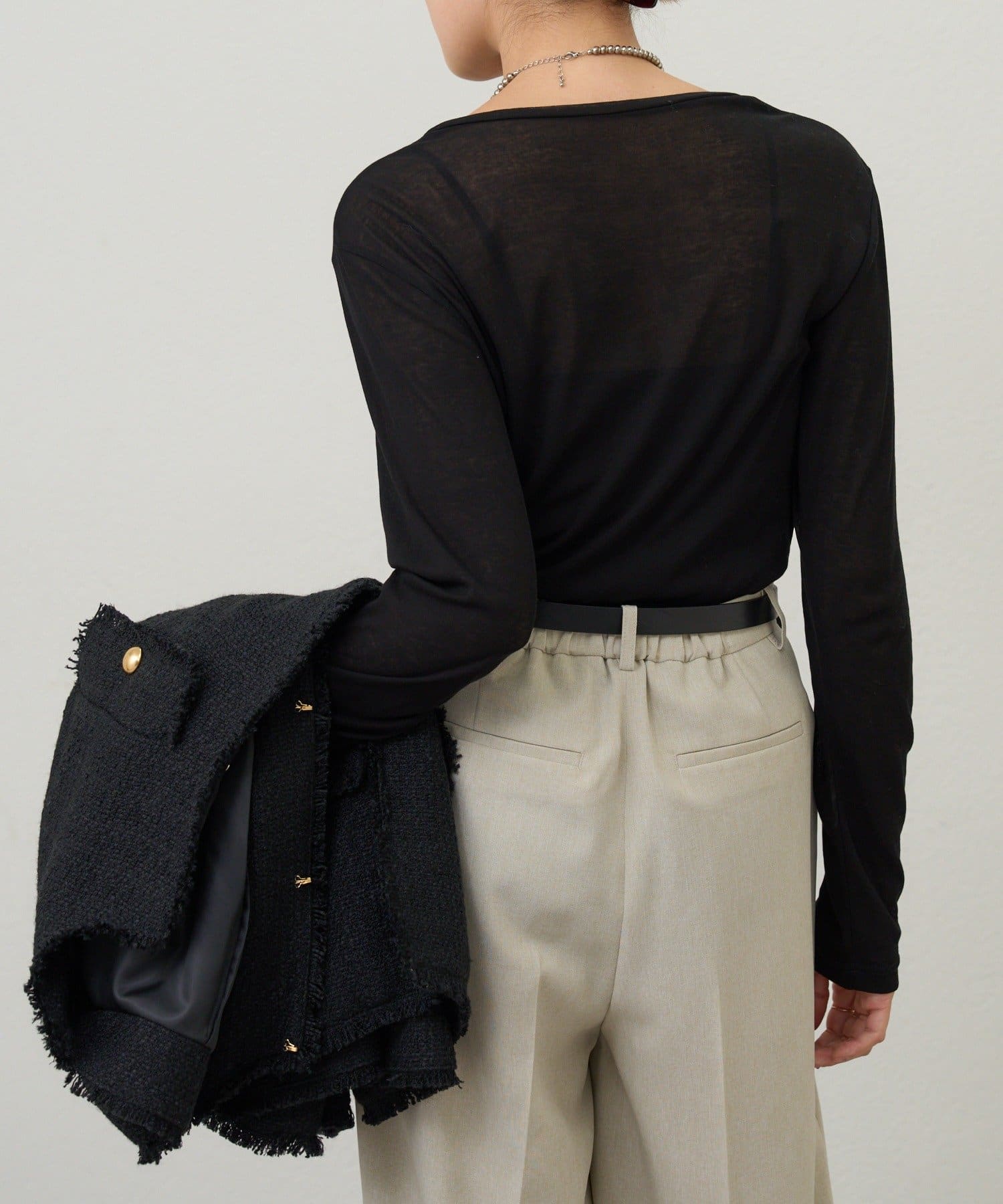 SHENERY(シーナリー) 【26SS予約】ベーシックシアーロンTEE