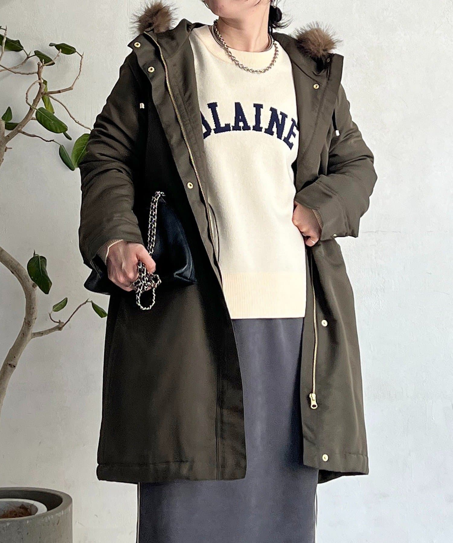 Croisiere(クロジエール) ファー取外しコート