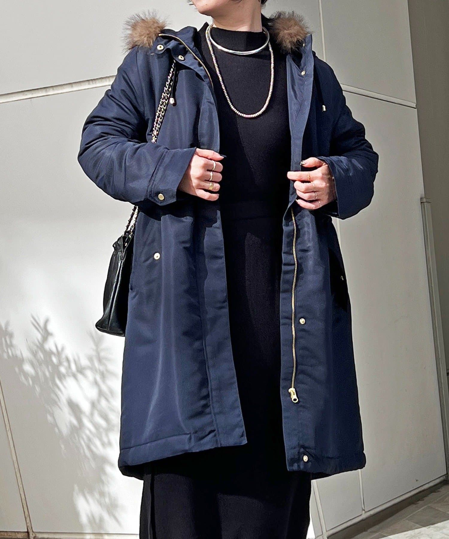 Croisiere(クロジエール) ファー取外しコート