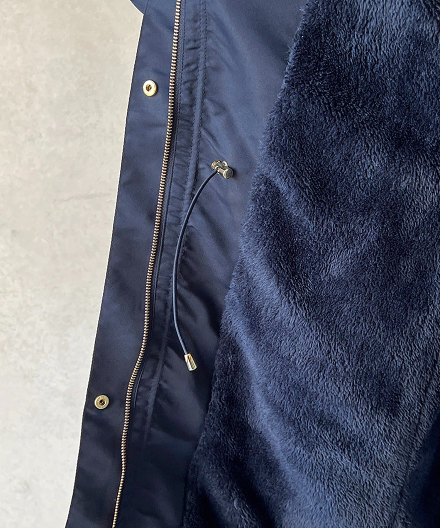 Croisiere(クロジエール) ファー取外しコート