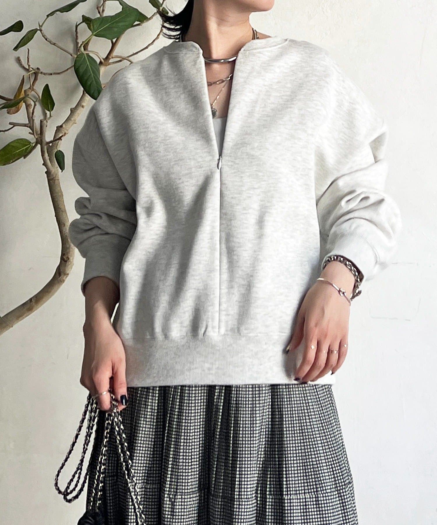 Croisiere(クロジエール) ハーフジッププルオーバー