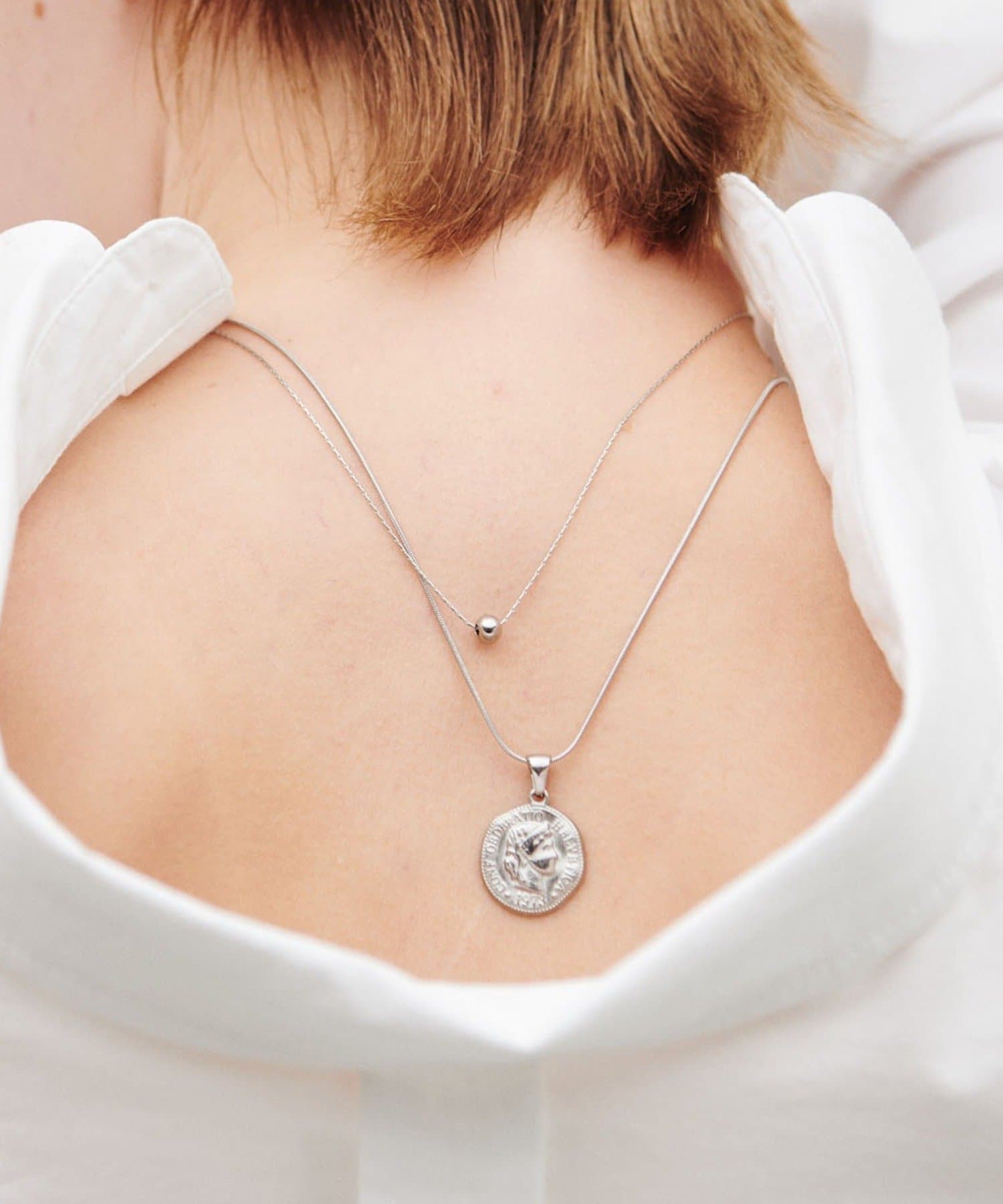 COLLAGE GALLARDAGALANTE(コラージュ ガリャルダガランテ) 【Sivelle./シヴェル】ステンレスコインネックレス