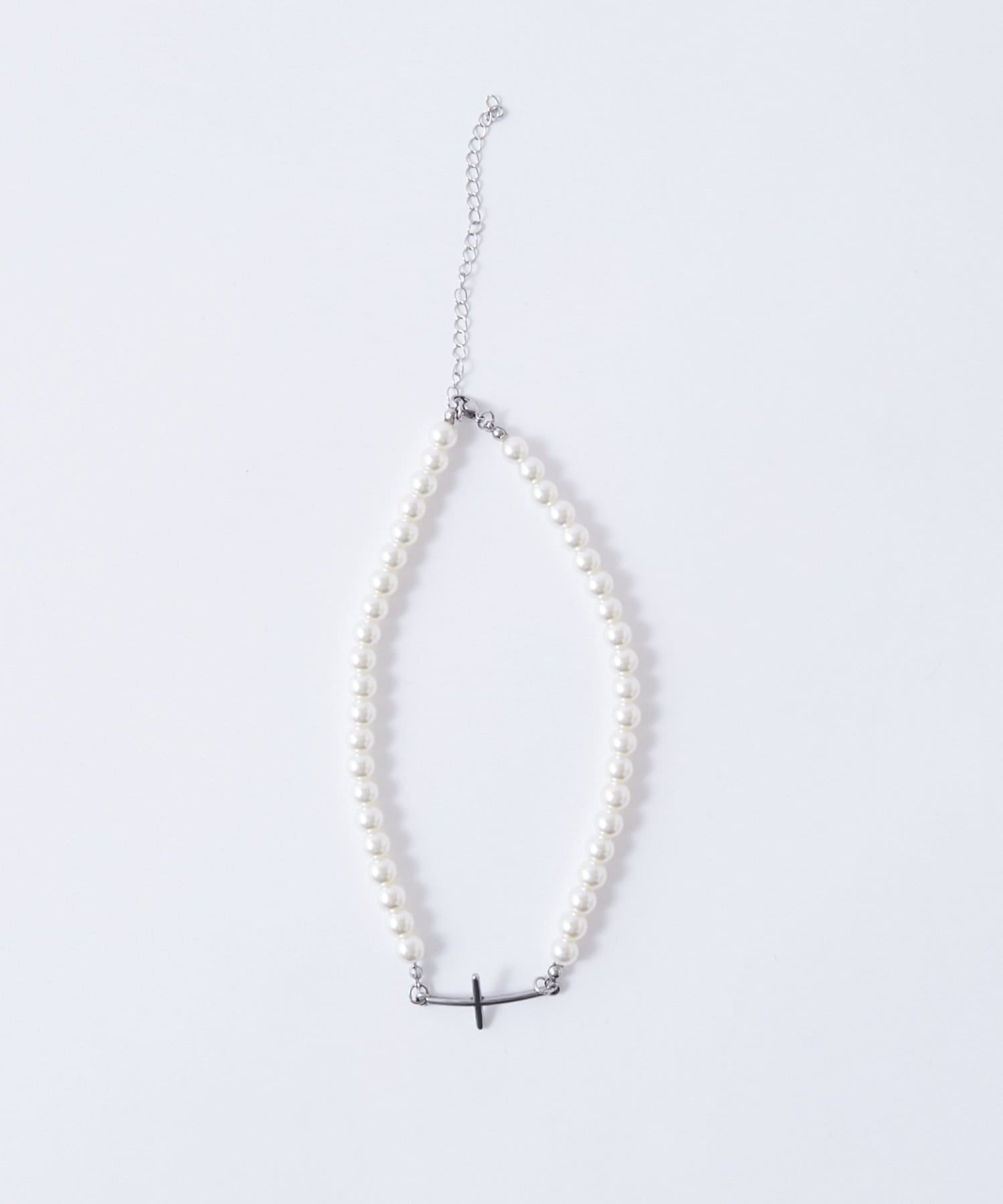 WHO’S WHO gallery(フーズフーギャラリー) クロスパールチョーカーネックレス