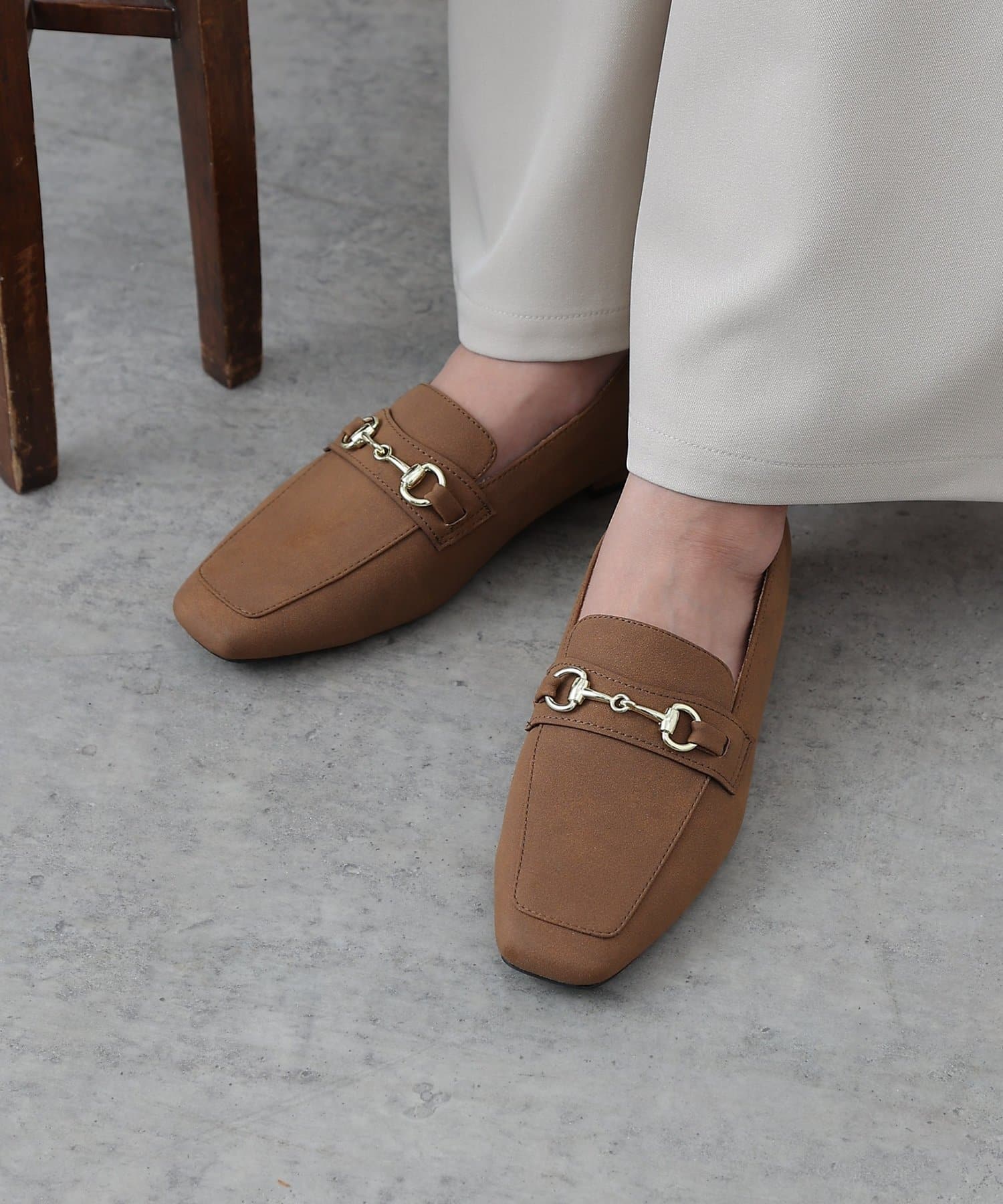 COLONY 2139(コロニー トゥーワンスリーナイン) 【抗菌・防臭】ビットフェイクレザーローファー