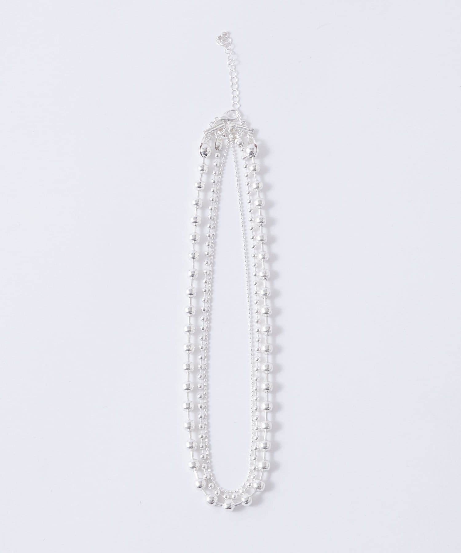 WHO’S WHO gallery(フーズフーギャラリー) 3連ボールネックレス