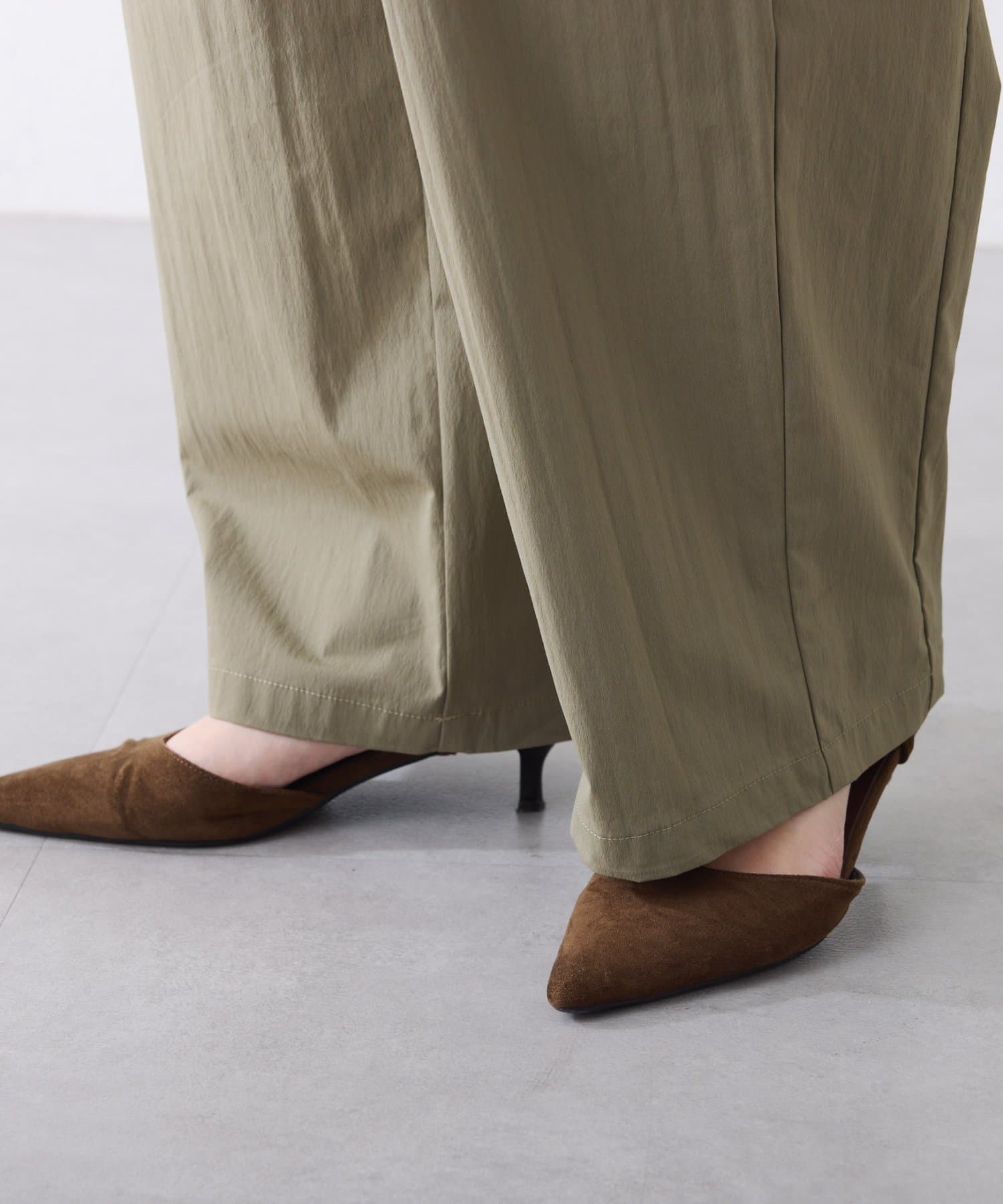 COLLAGE GALLARDAGALANTE(コラージュ ガリャルダガランテ) 【総ゴム×ベルトループ】タフタタックパンツ